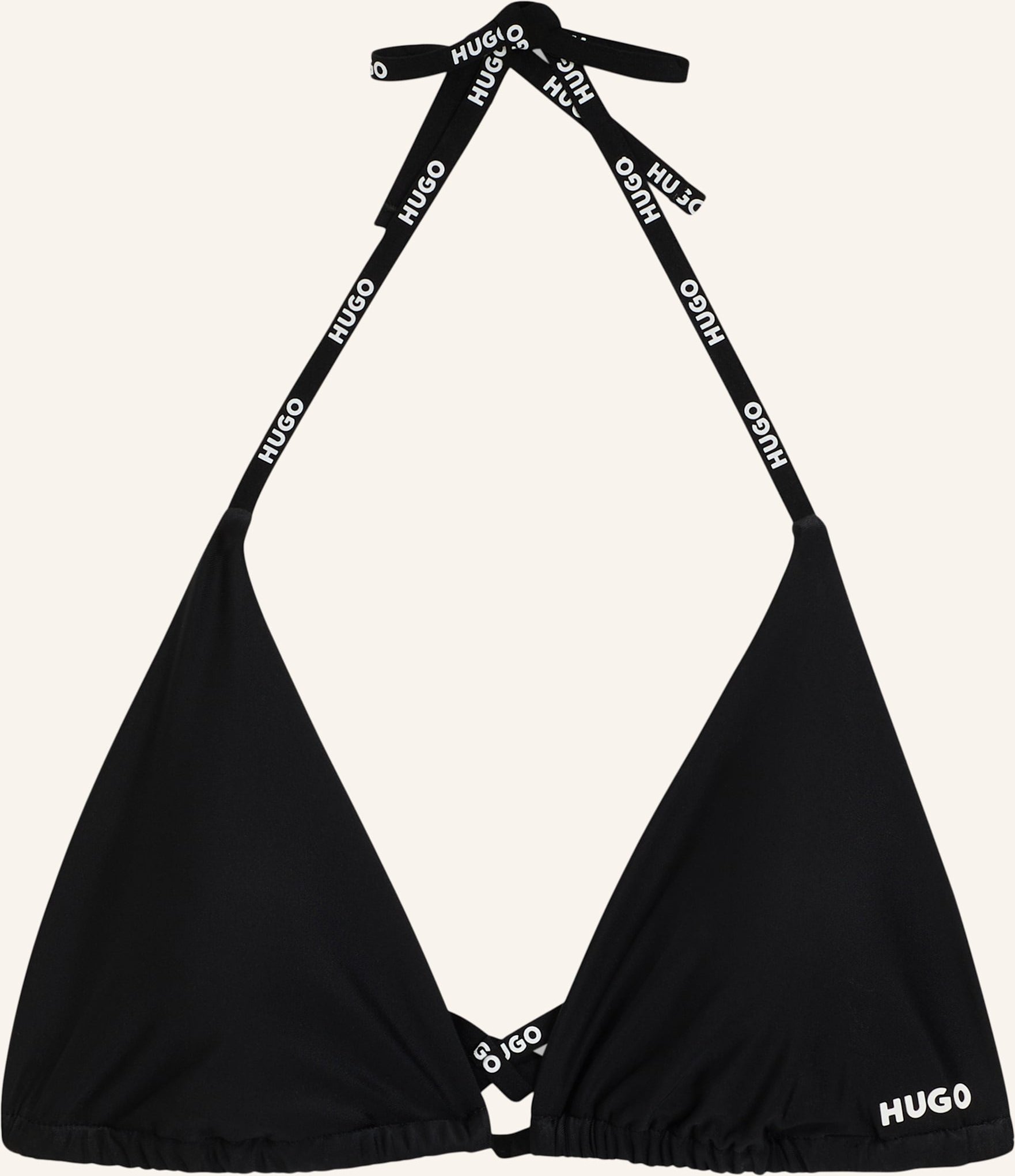 Hugo Bikini-Oberteil Pure Triangle Regular Fit schwarz