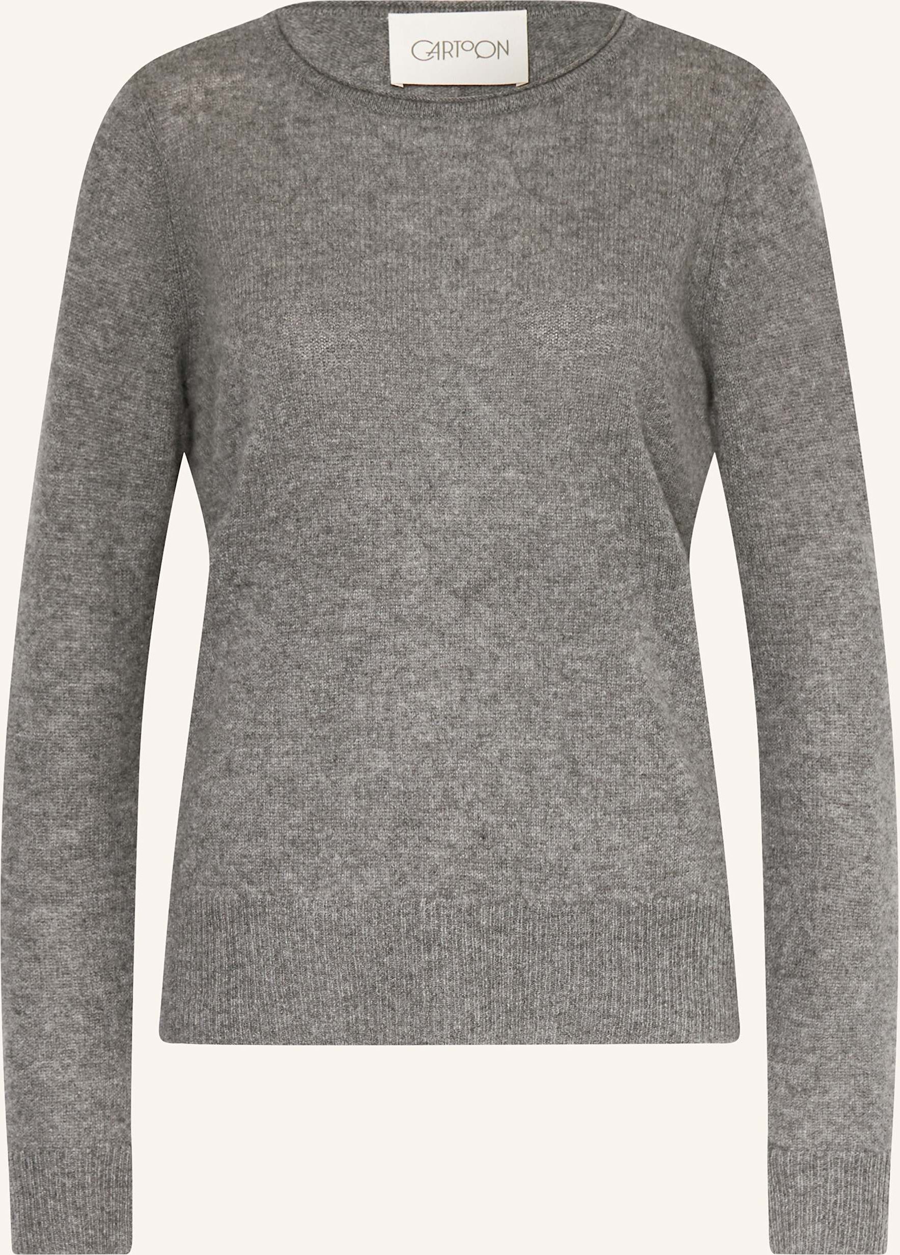 Cartoon Cashmere-Pullover grau