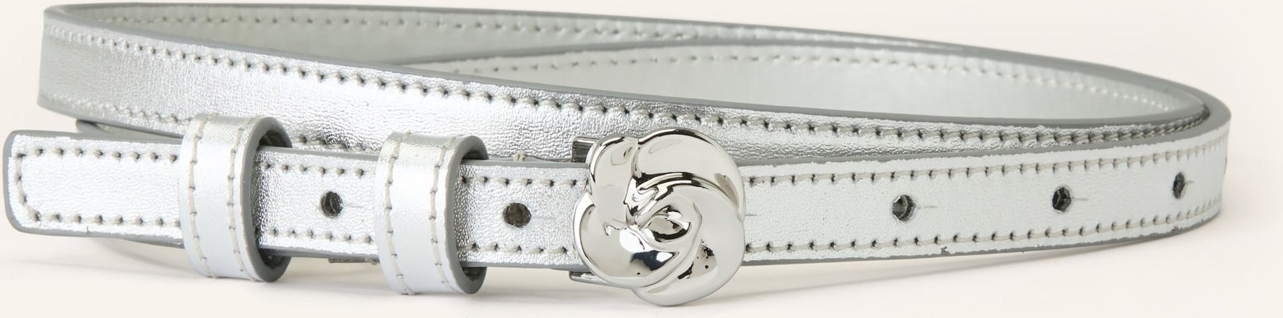 Ted Baker Ledergürtel silber