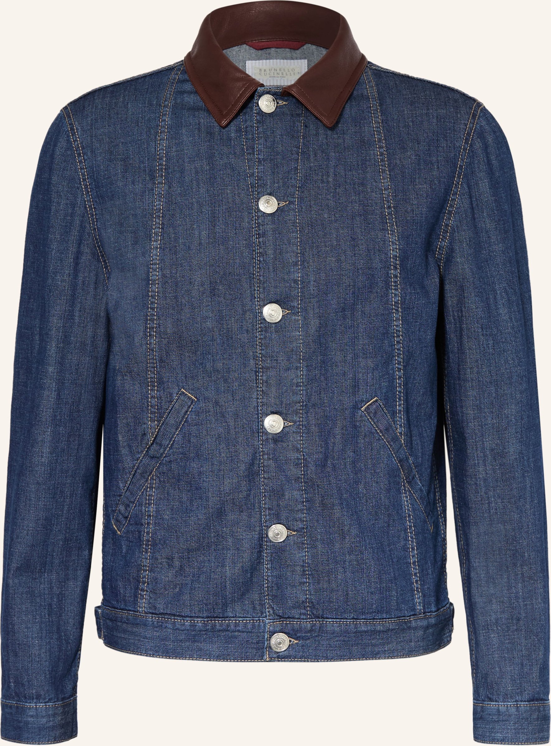 Brunello Cucinelli Jeansjacke blau