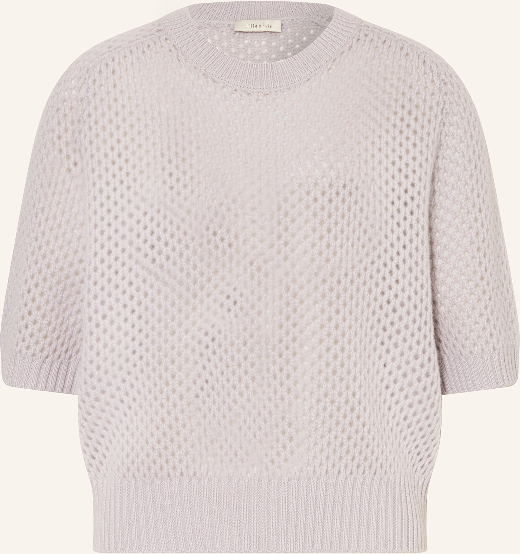 Lilienfels Strickshirt Mit Cashmere grau