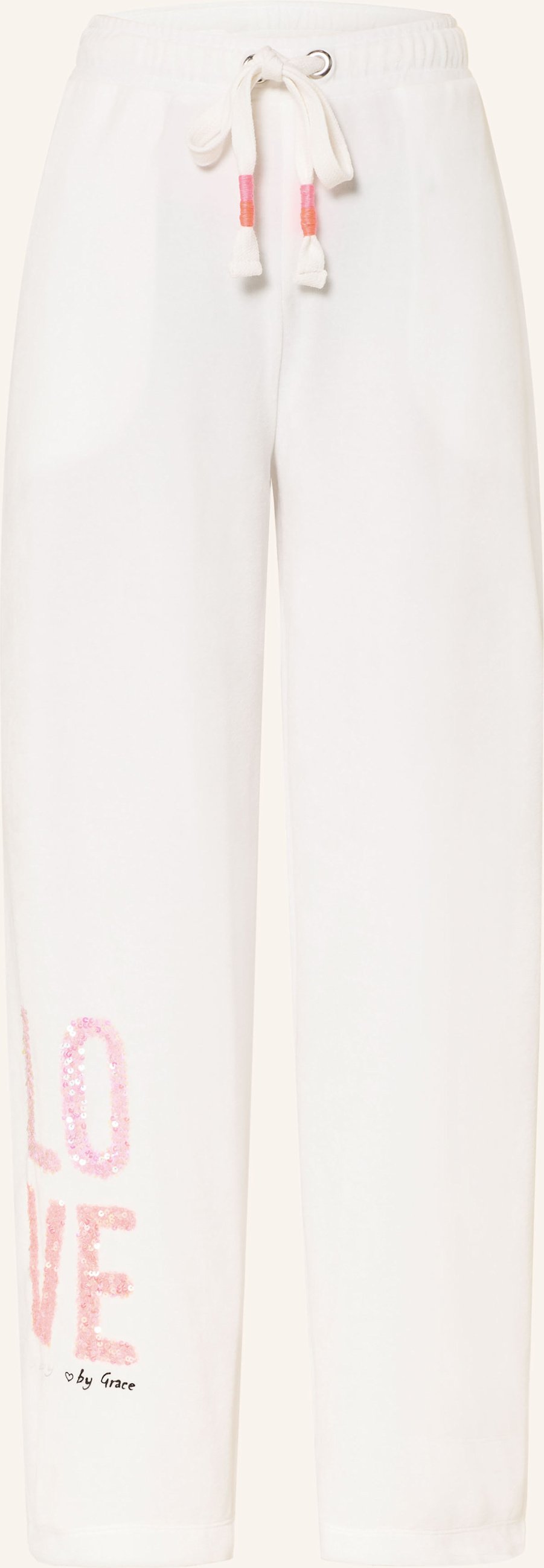 Grace Nickihose Mit Pailletten weiss