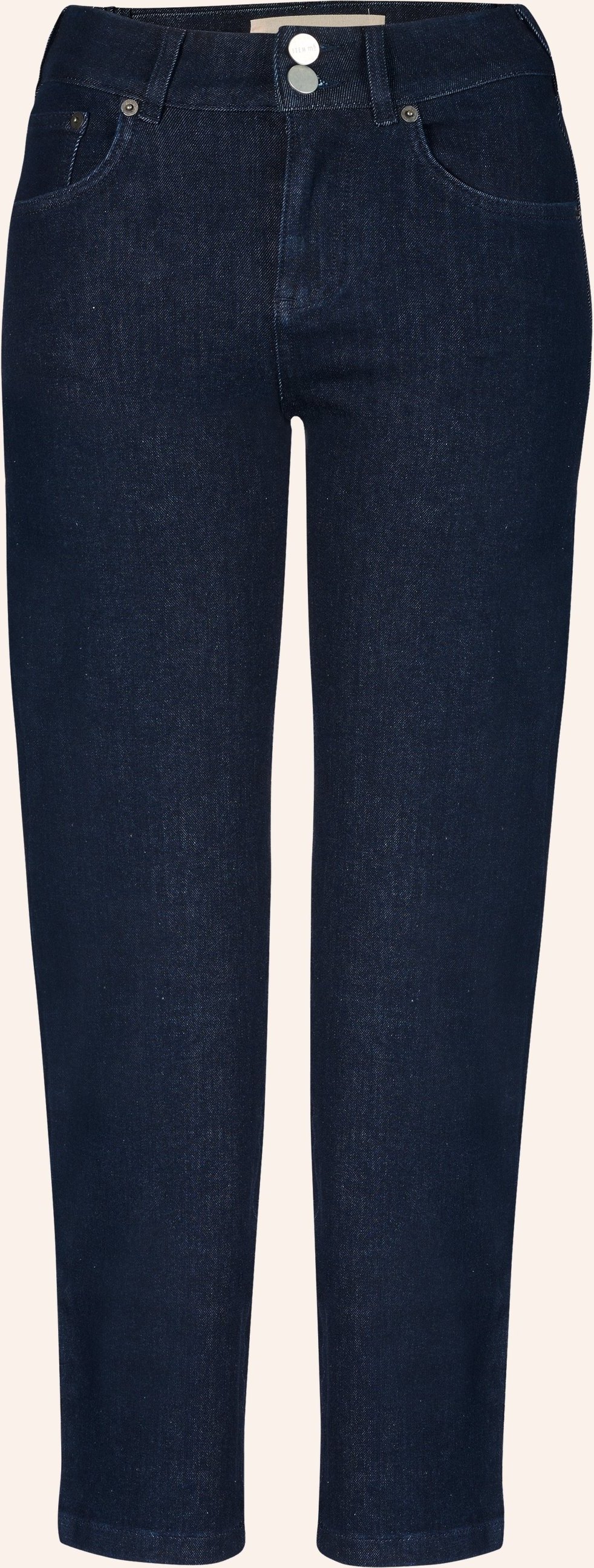 Item m6 7/8-Jeans Cropped High Rise Denim blau