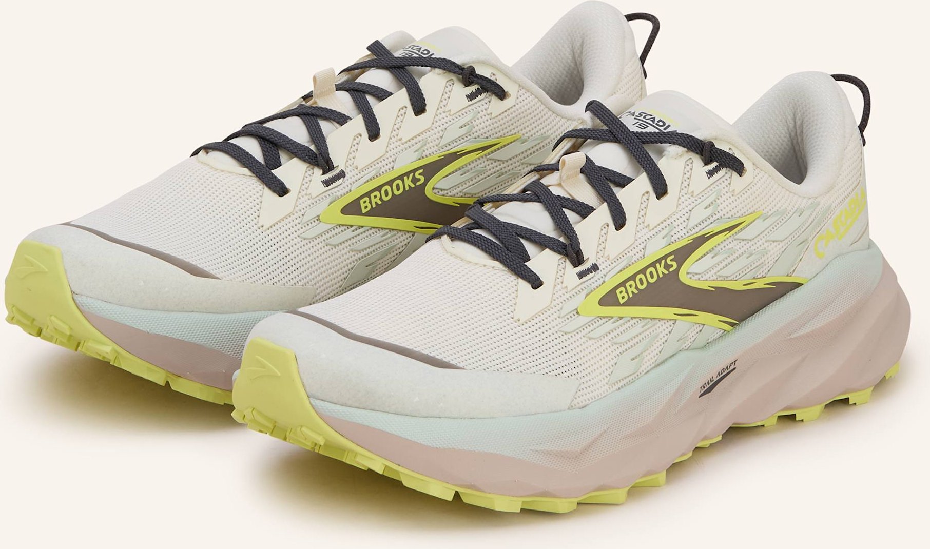 Brooks Trailrunning-Schuhe Cascadia 19 beige