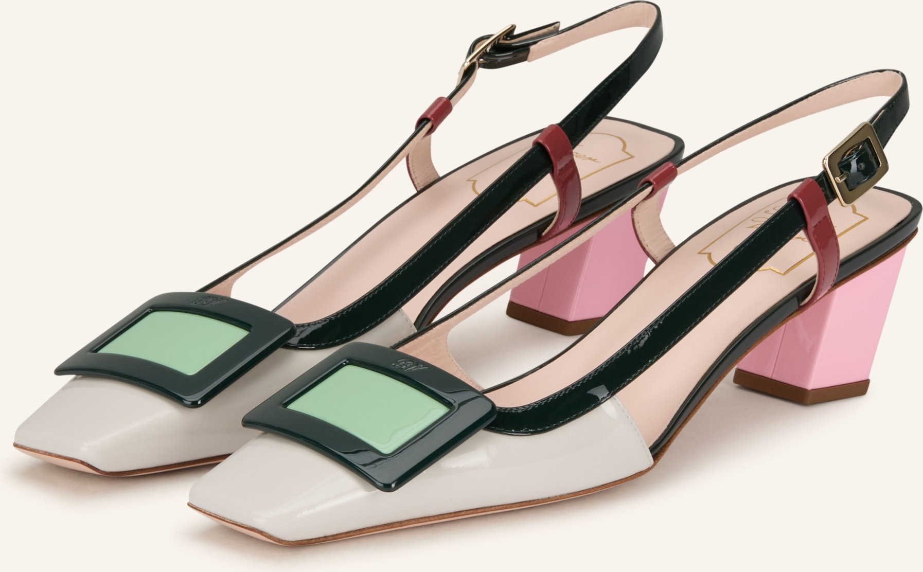 Roger Vivier Slingpumps Belle Vivier weiss