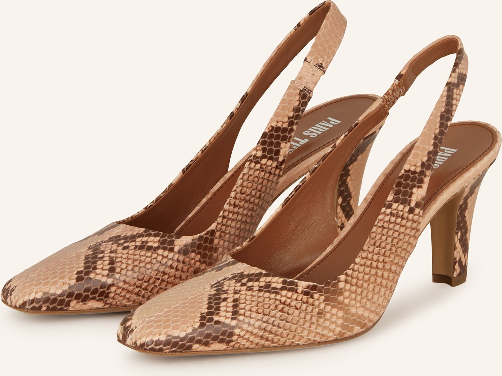 Paris Texas Slingpumps Belle Tacco beige