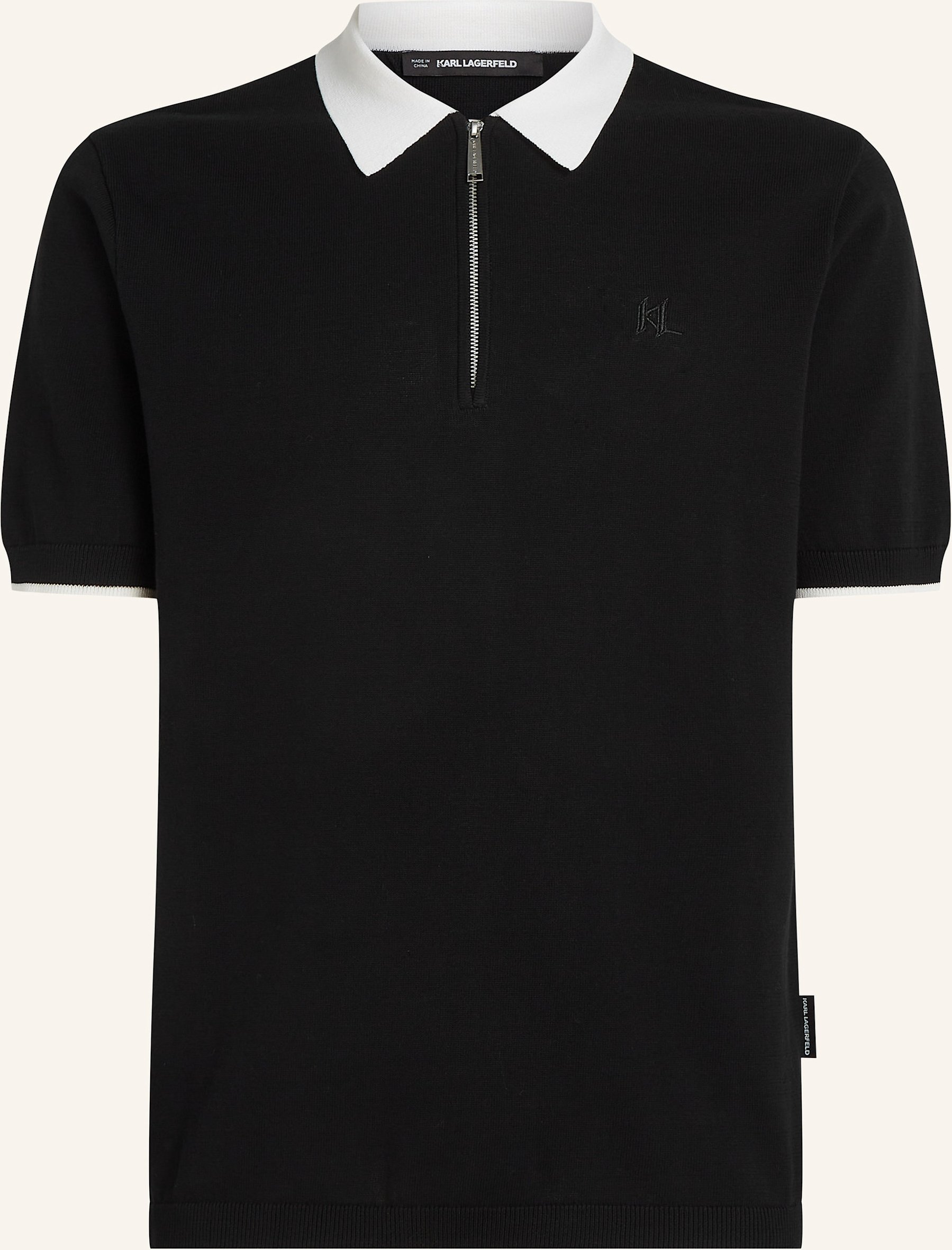 Karl Lagerfeld Poloshirt schwarz