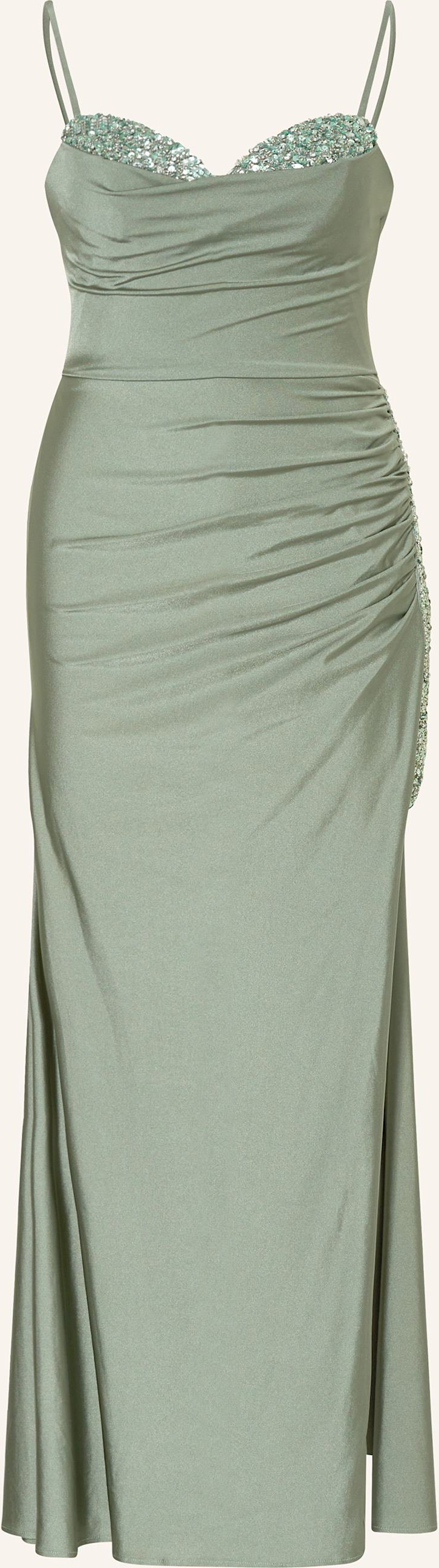 Hey Kyla Abendkleid Mit Schmucksteinen Und Pailletten gruen
