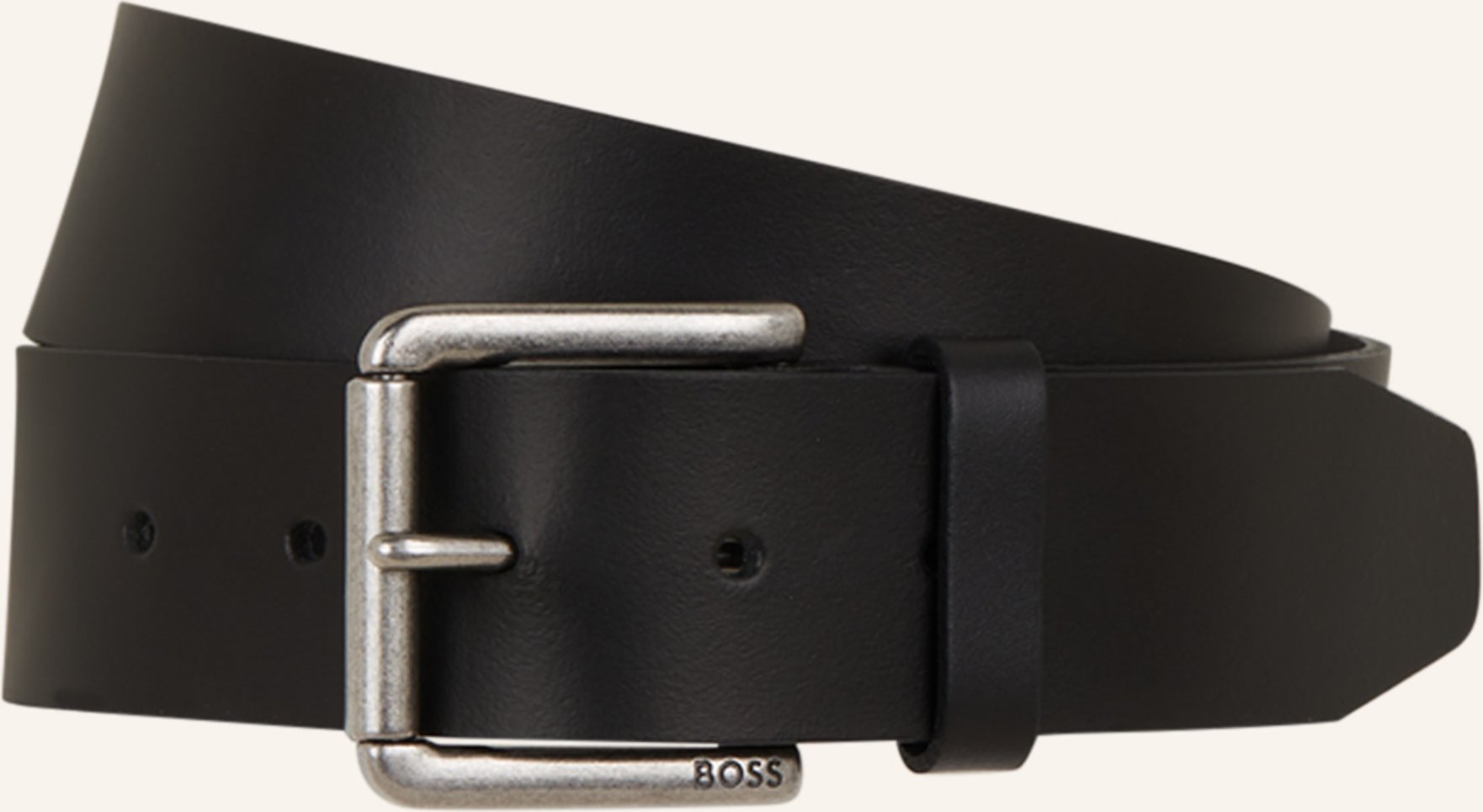 Boss Ledergürtel Joris schwarz