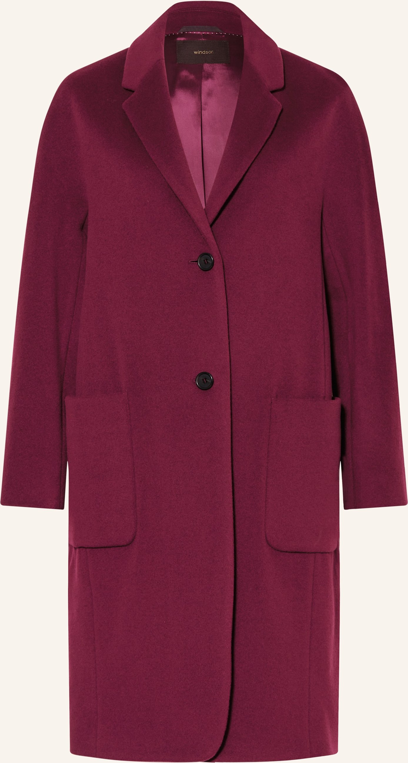 Windsor. Wollmantel rot
