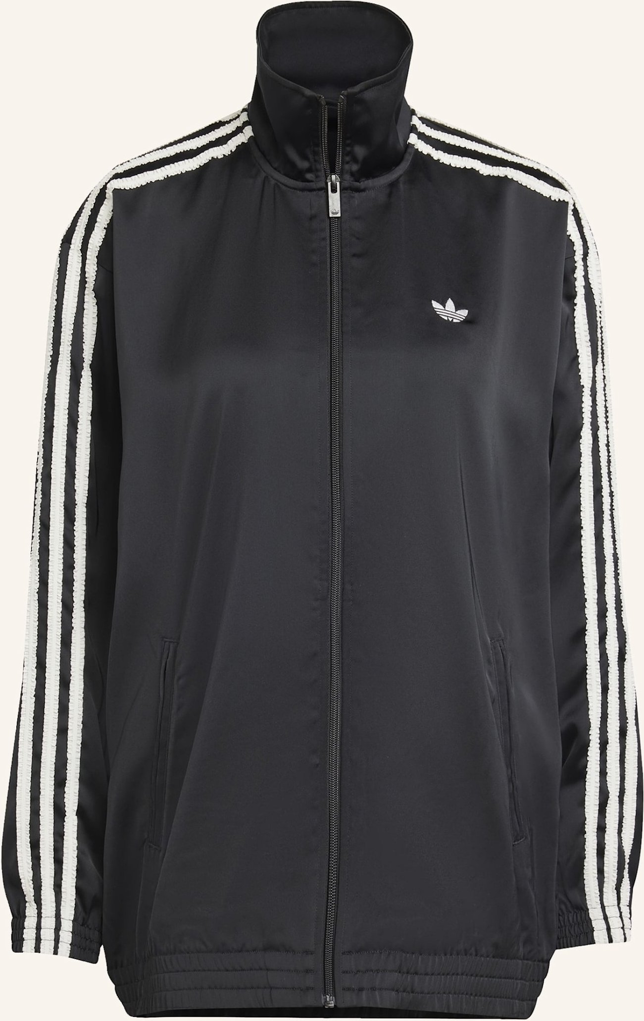 Thumbnail - Adidas Originals Adidas Originals Satin Firebird Trainingsjacke Gerafft 3-Streifen schwarz