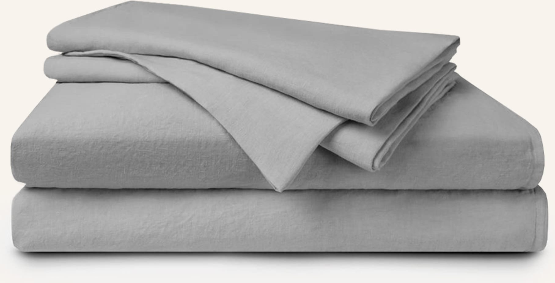 Royfort Bettwäsche-Set Leinen grau