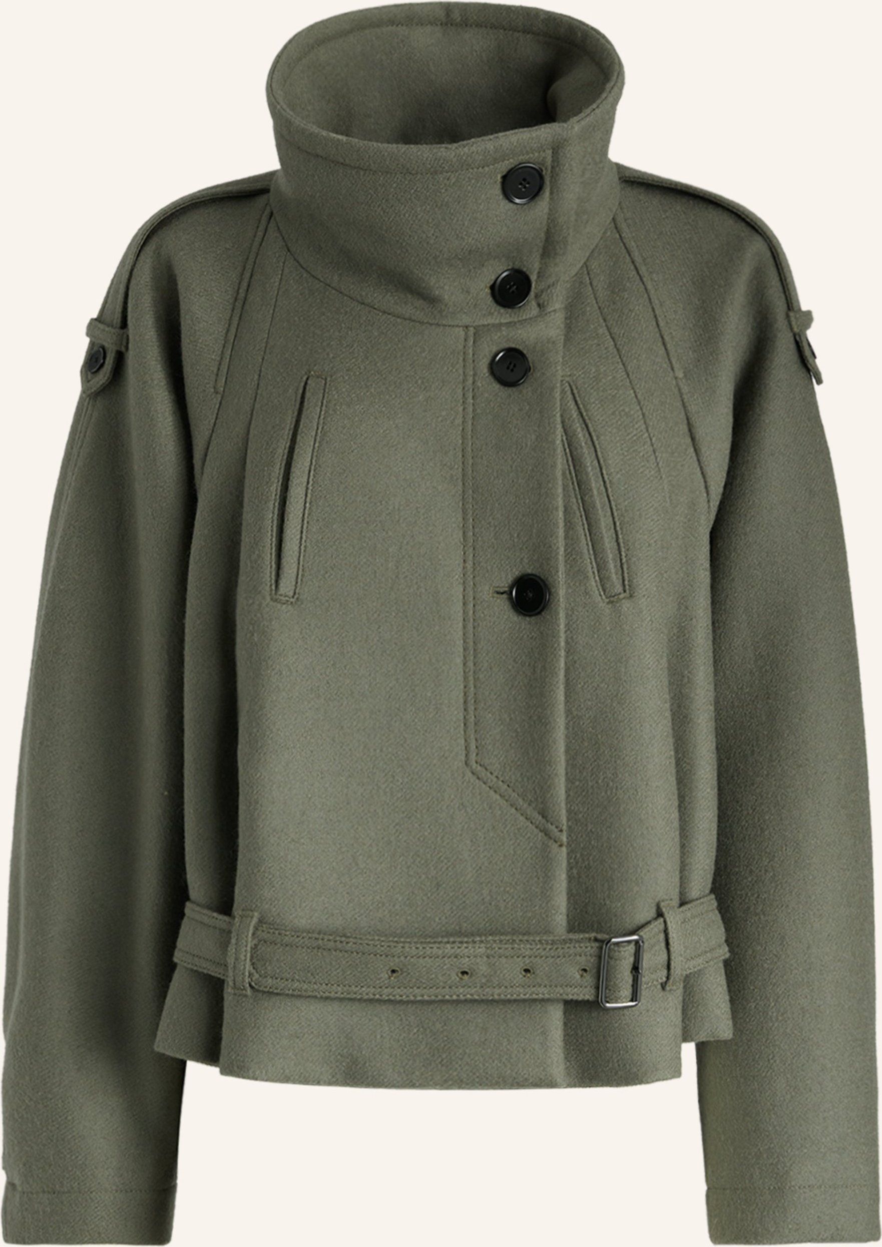 High Wolljacke Winona gruen