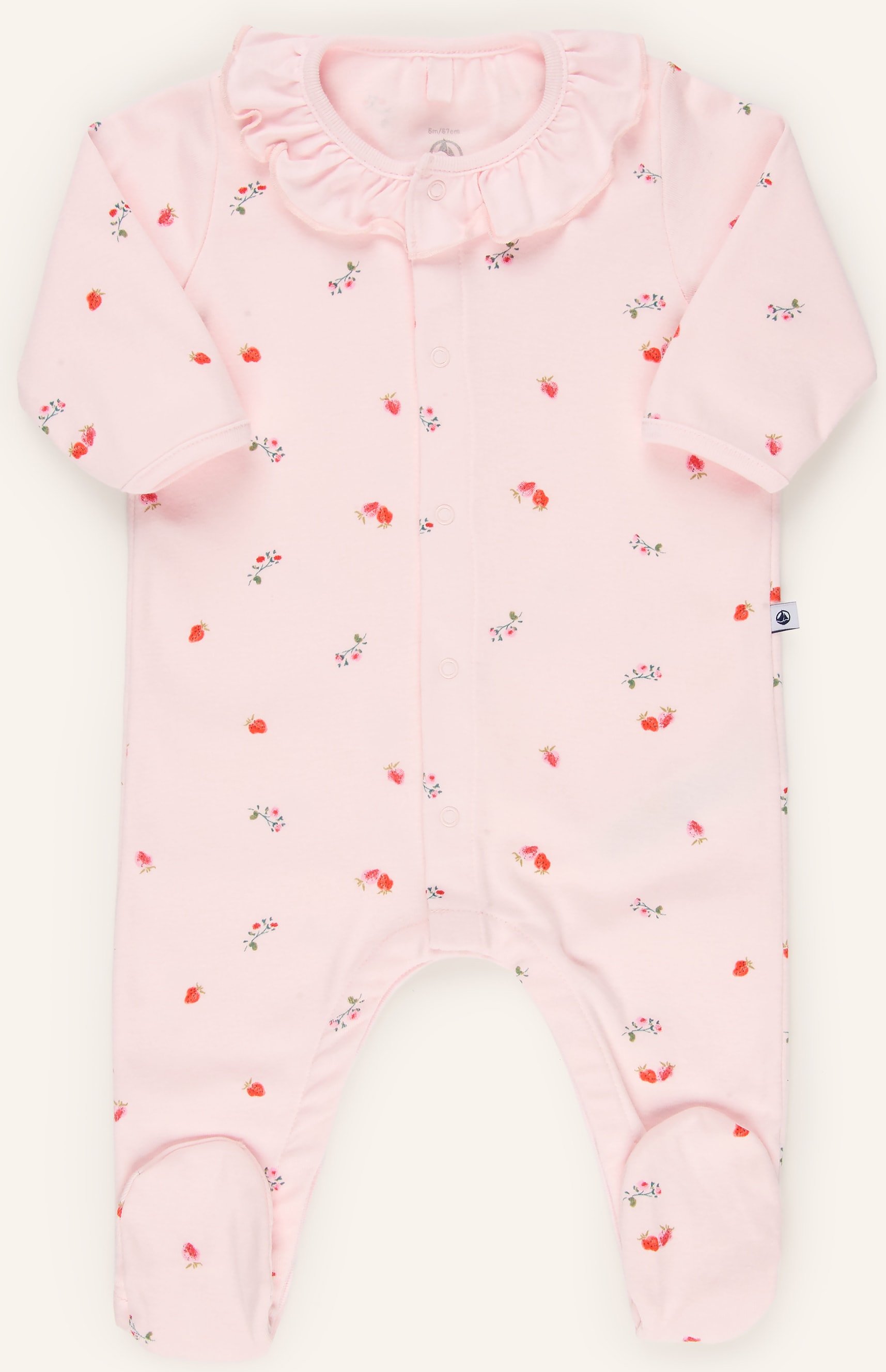 Petit Bateau Strampler rosa