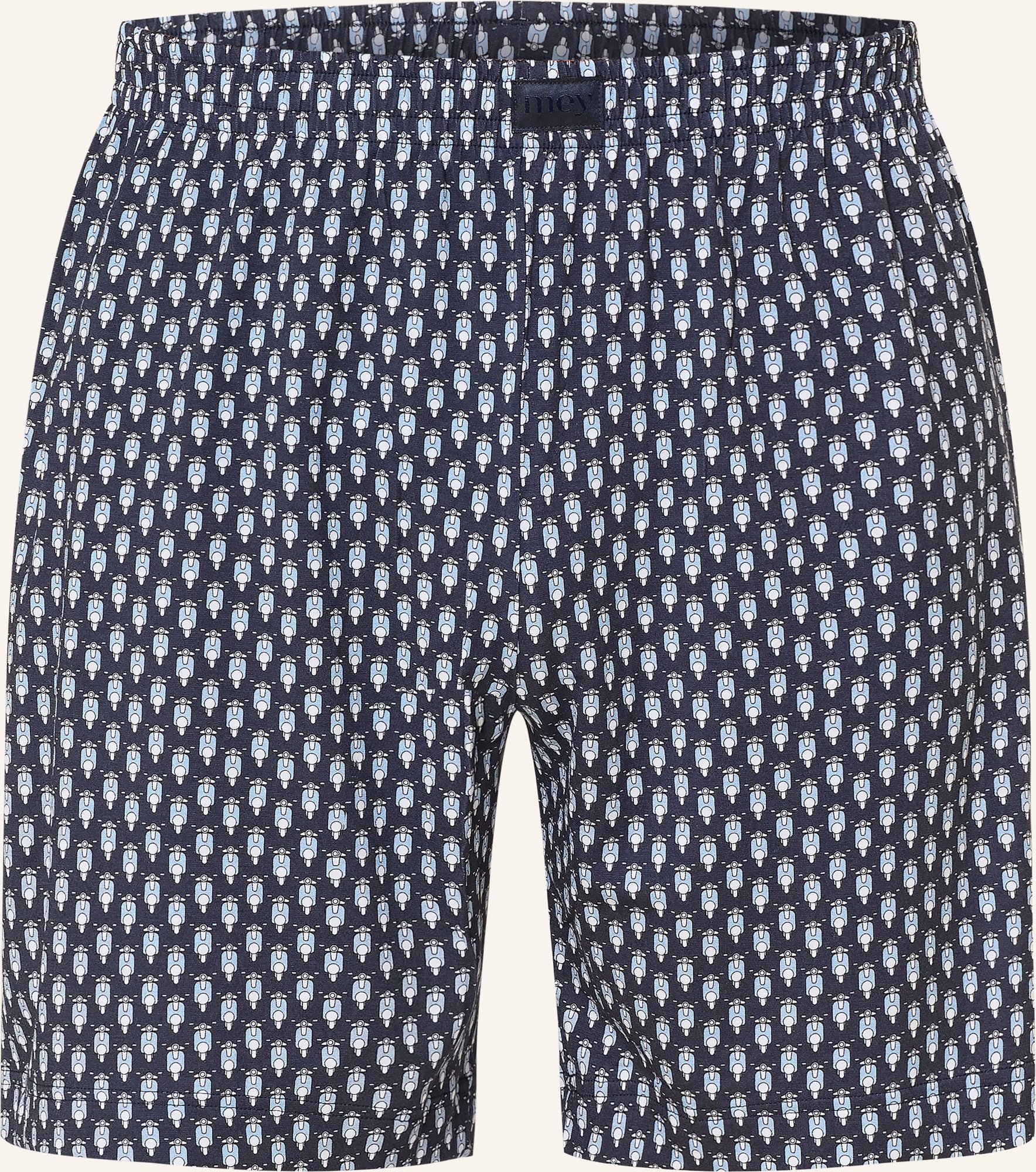Mey Schlafshorts blau