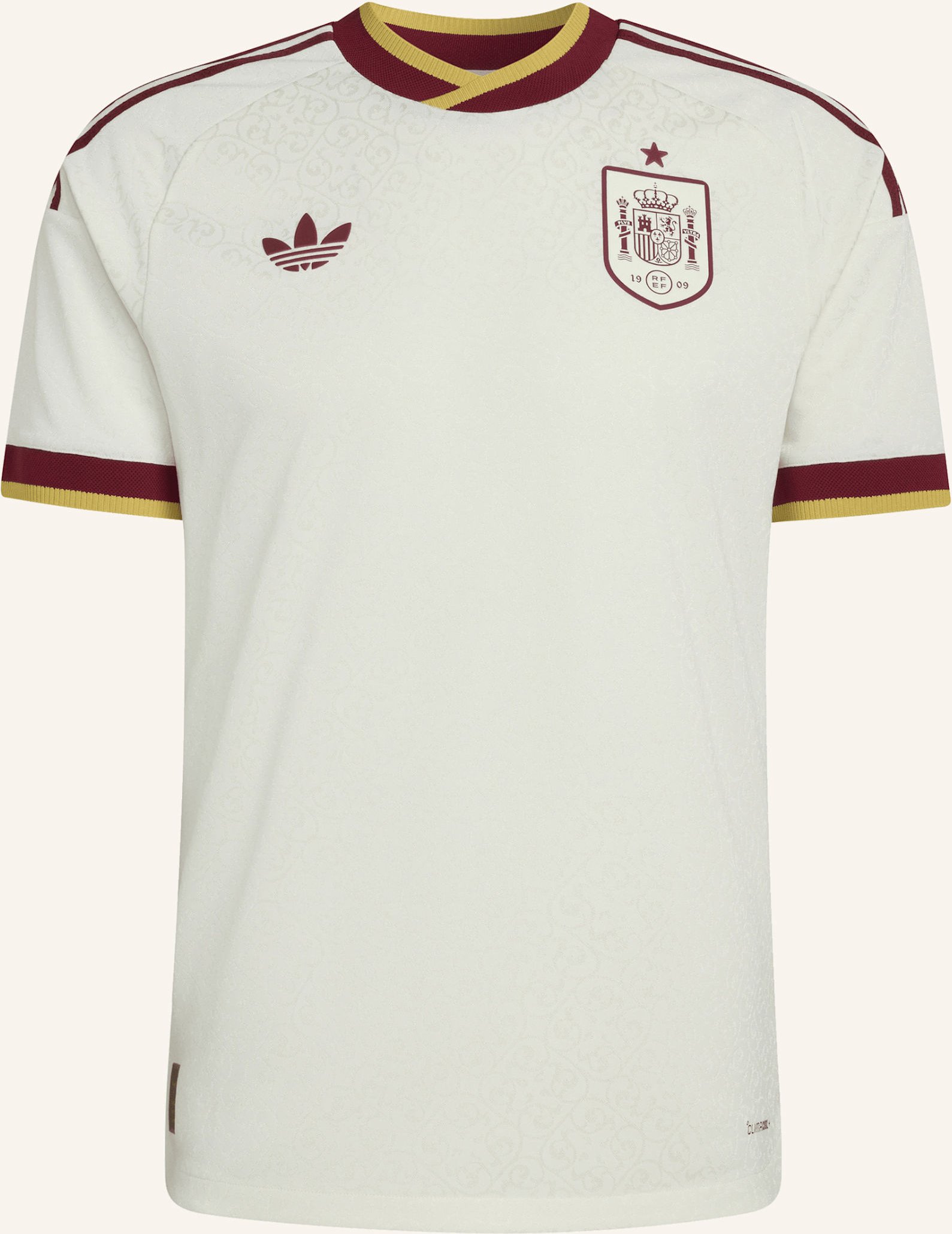 Adidas Spanien 26 Authentic Auswärtstrikot weiss