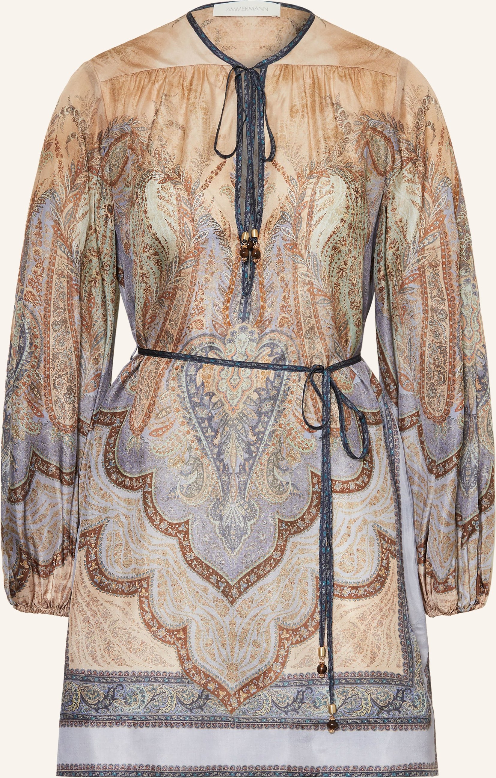 Zimmermann Strandkleid Wanderlust blau