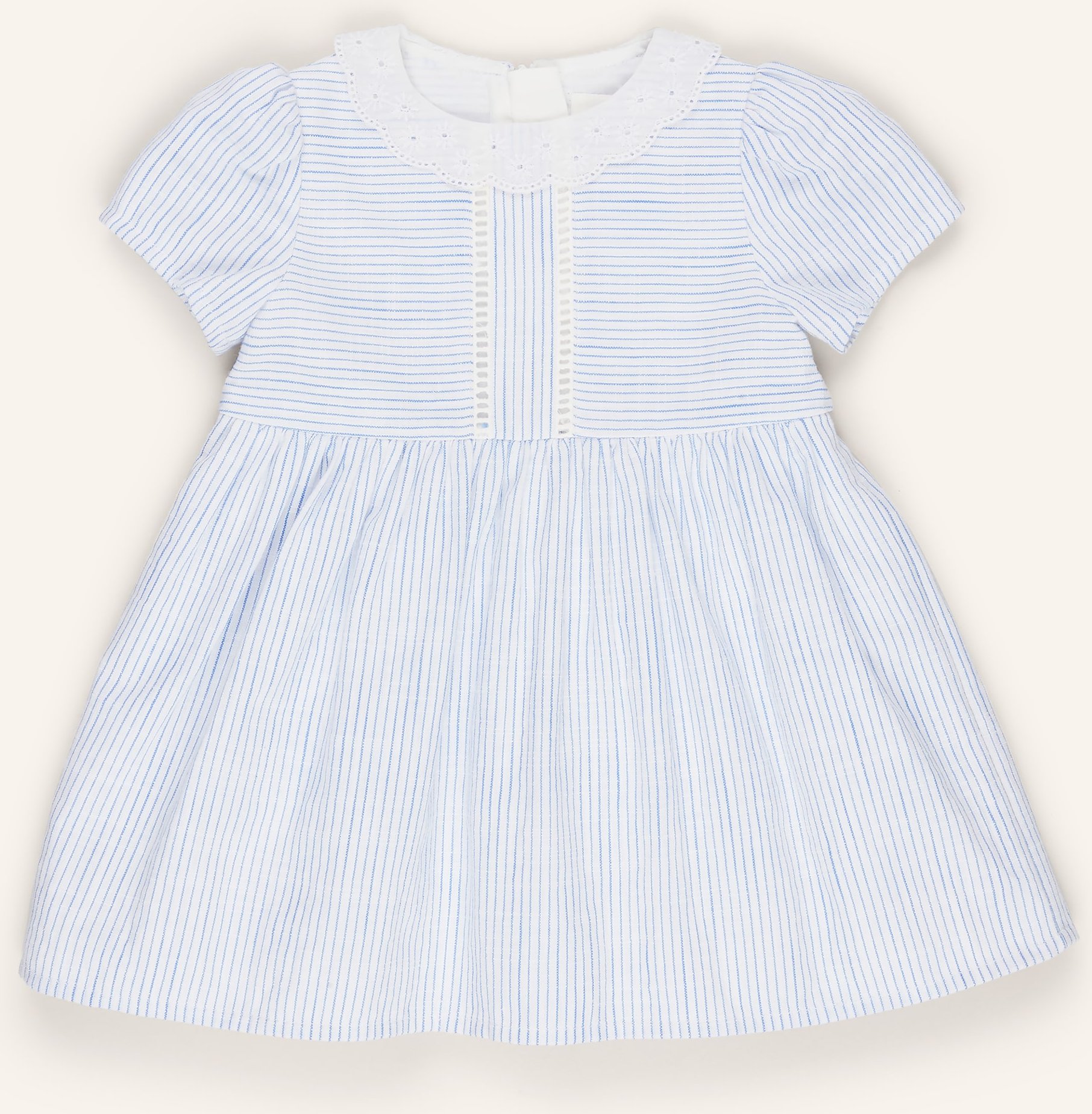 S.Oliver Red Kleid Mit Lochspitze blau