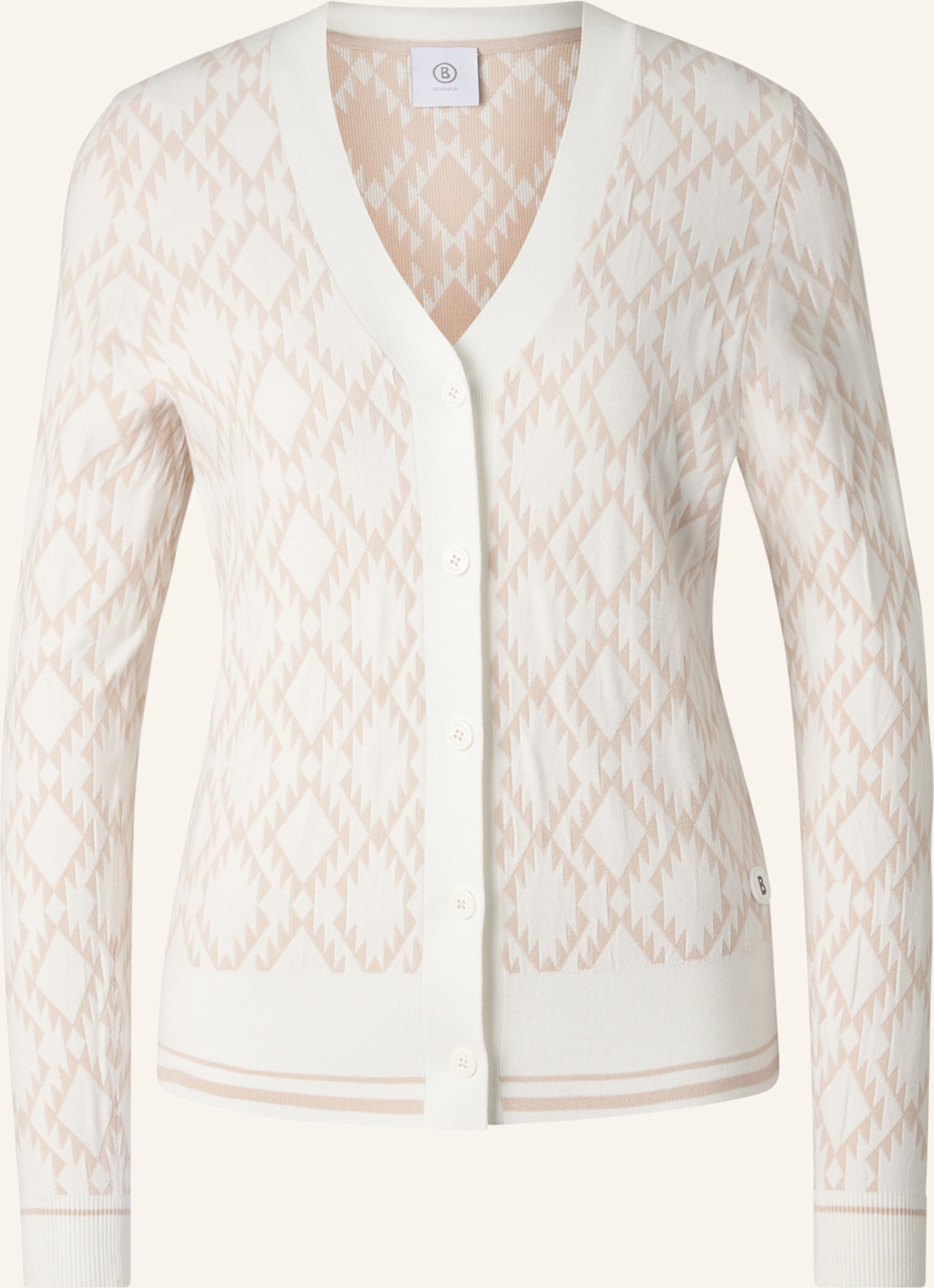 Bogner Strickjacke Amber weiss