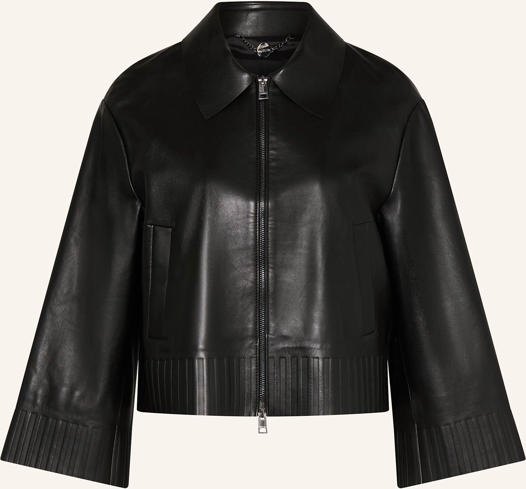 Marc Cain Lederjacke schwarz