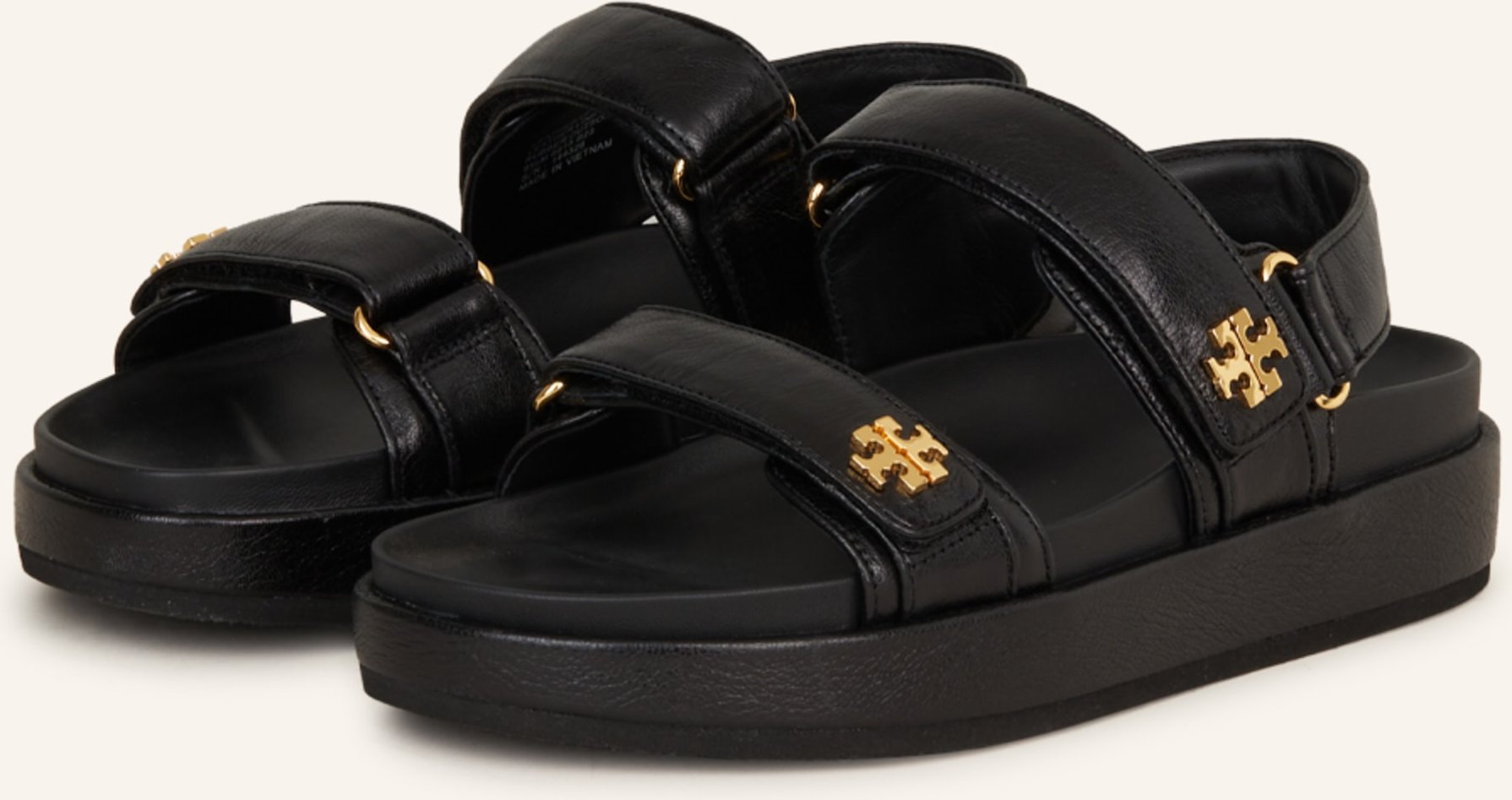 Tory Burch Plateau-Sandalen Kira schwarz