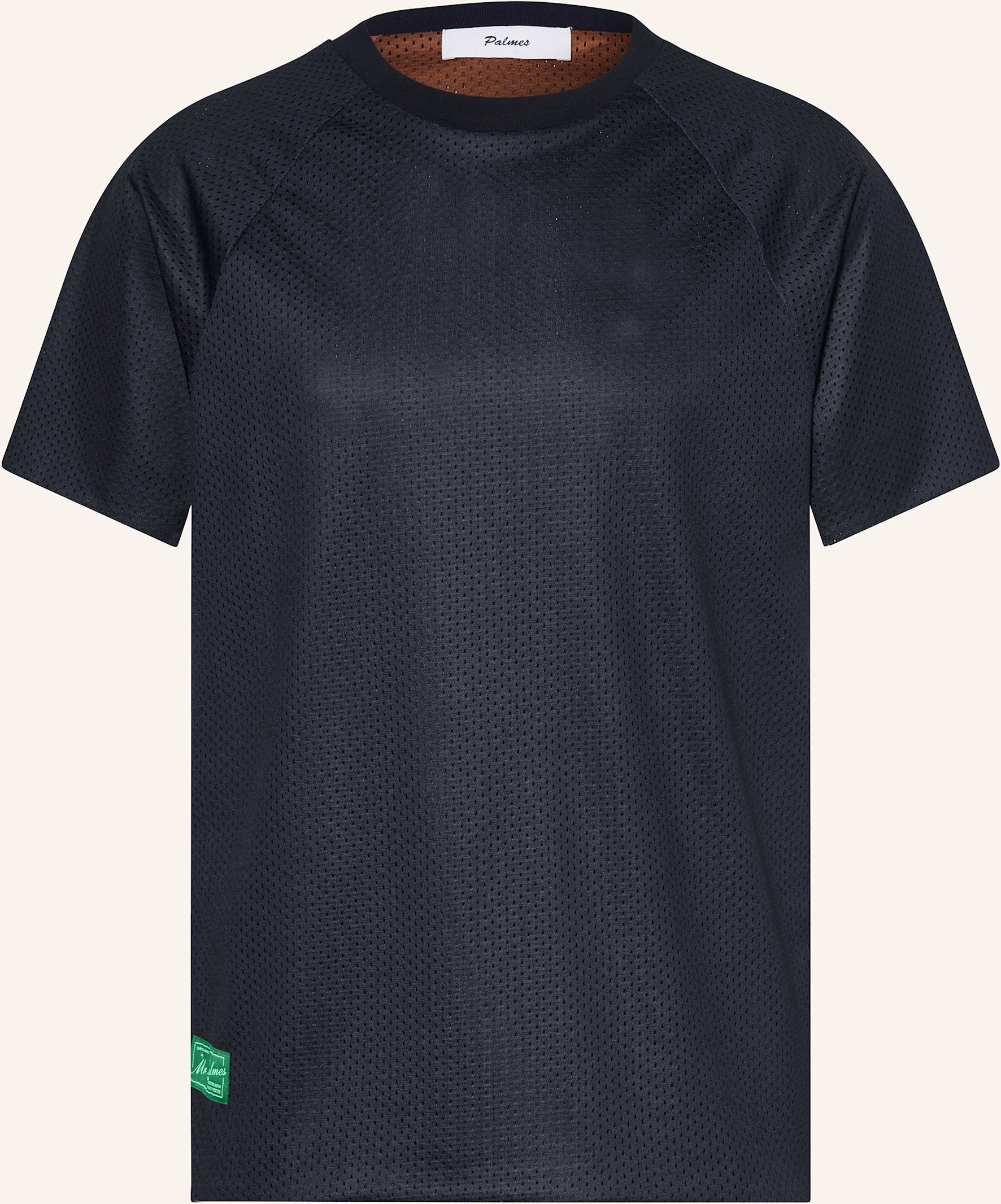 Palmes Mesh-Shirt Zum Wenden blau