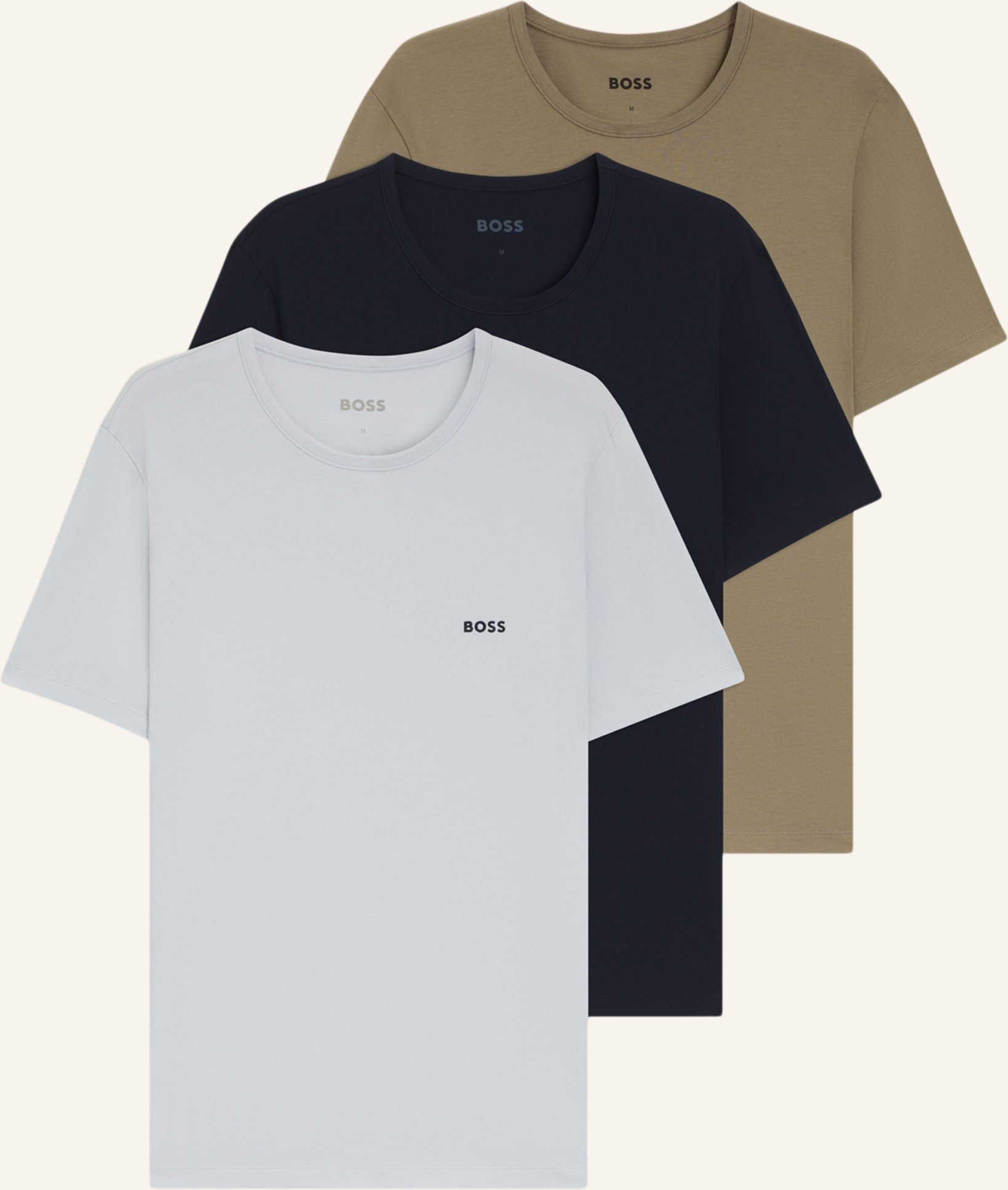 Boss Unterwäsche Top Tshirtrn 3p Classic Regular Fit rot