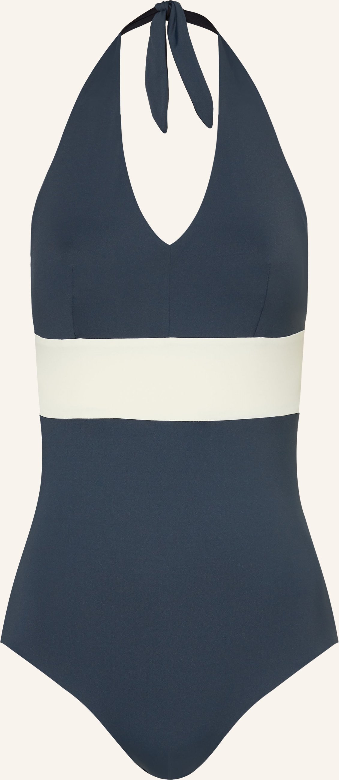 Mymarini Neckholder-Badeanzug Wonderbody Zum Wenden Mit Uv-Schutz 50+ schwarz