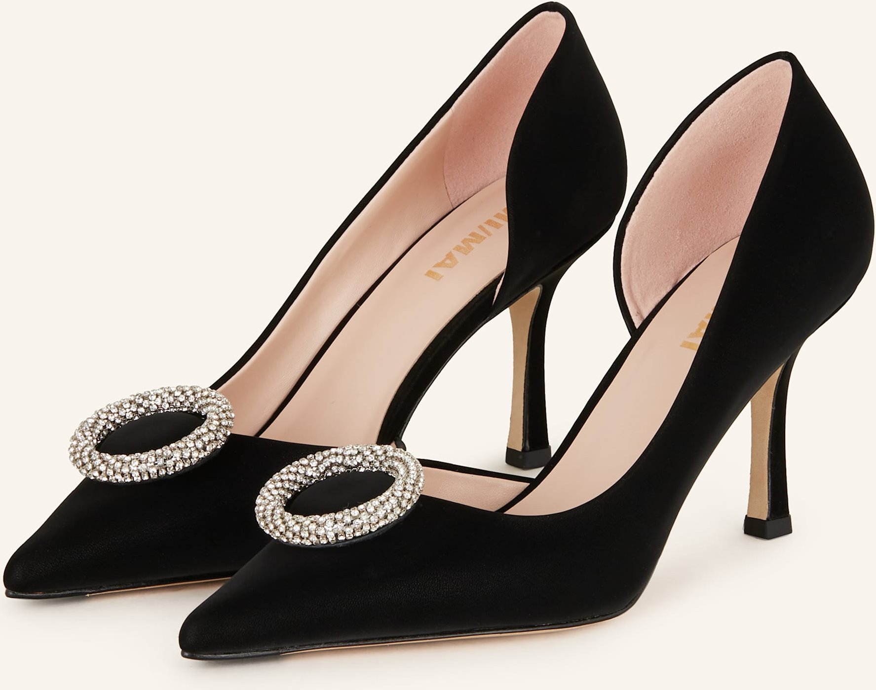 Thumbnail - Mi/Mai Pumps Devon Mit Schmucksteinen schwarz