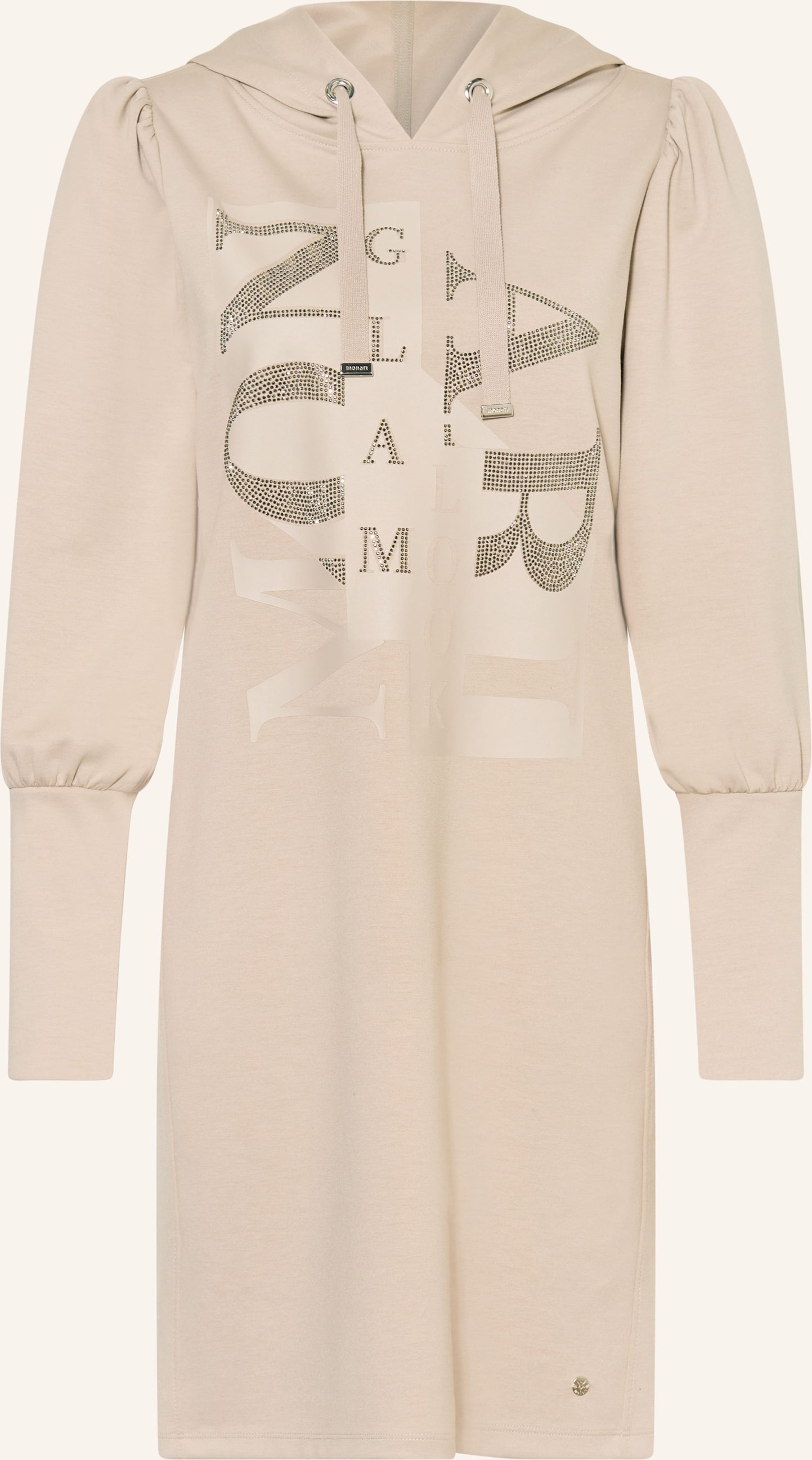 Monari Sweatkleid beige