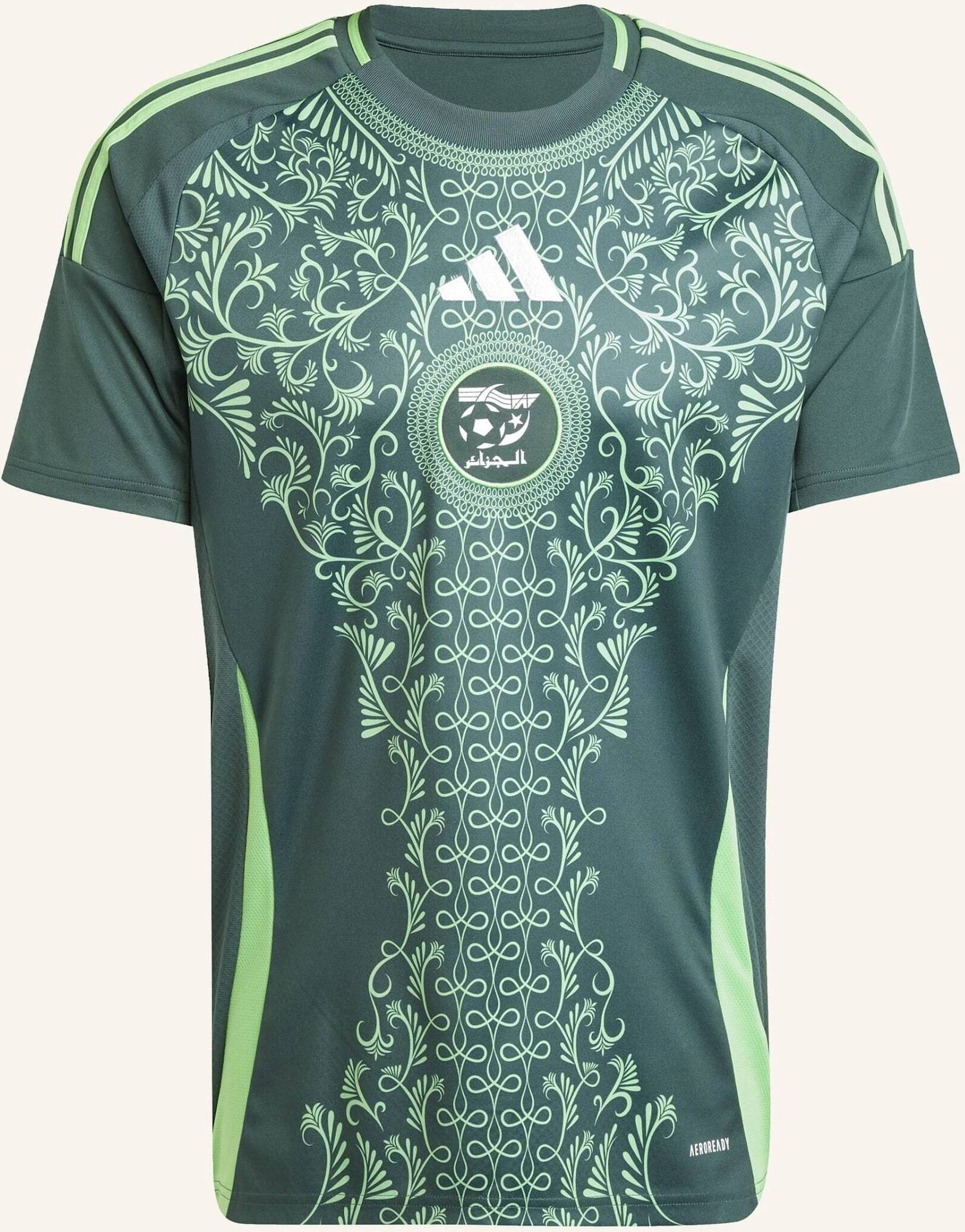 Adidas Algerien 24 Auswärtstrikot gruen
