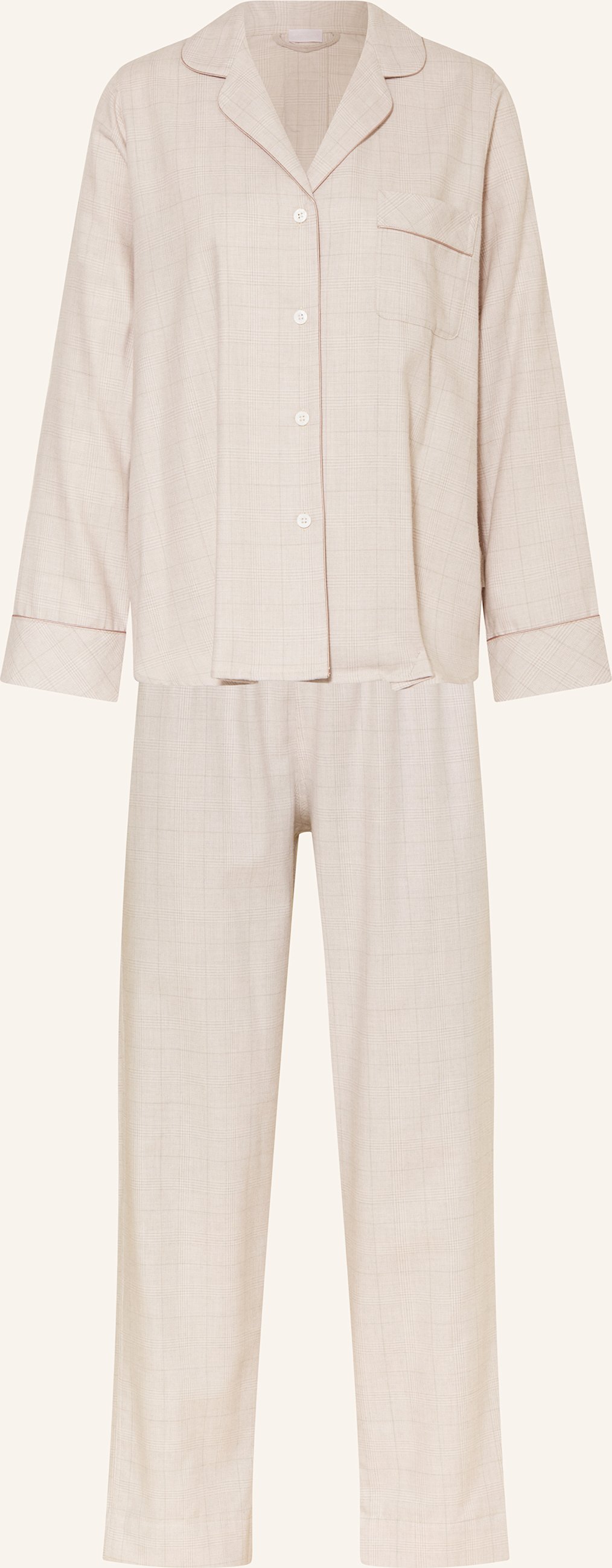 Thumbnail - Zimmerli Schlafanzug Cozy Flanell Aus Flanell rosa