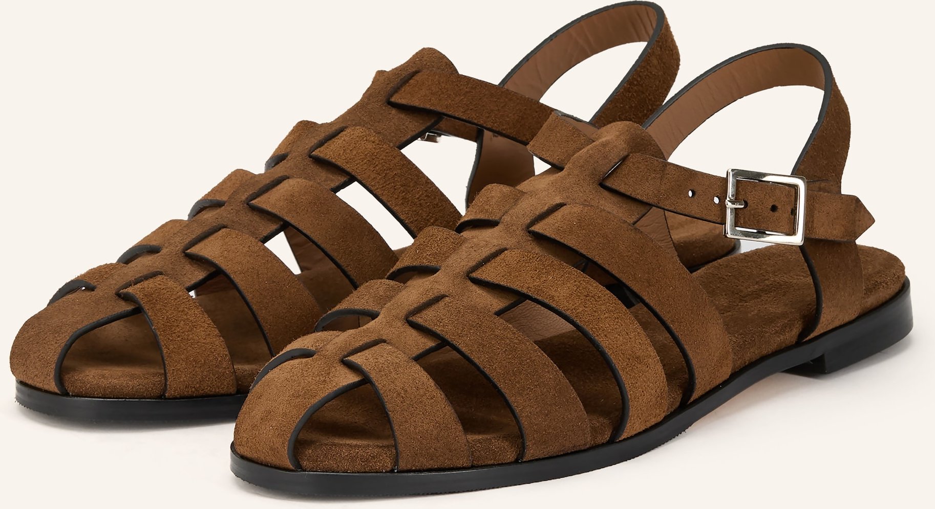 Viamercanti Sandalen Andrea braun