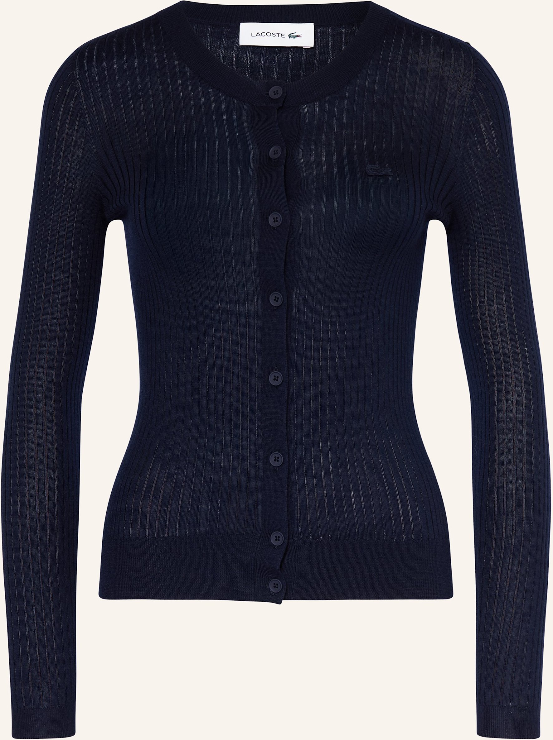 Lacoste Strickjacke blau