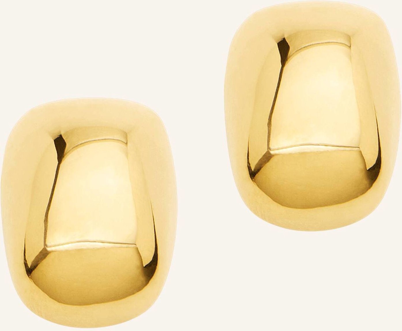 Pompidou Ohrhänger Puffy Elia Moon Mini By Glambou gold