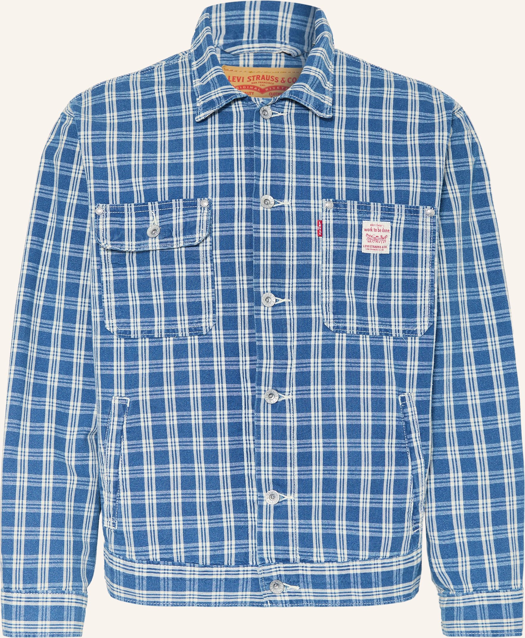 Thumbnail - Levi's® Overjacket Sunrise Trucker blau