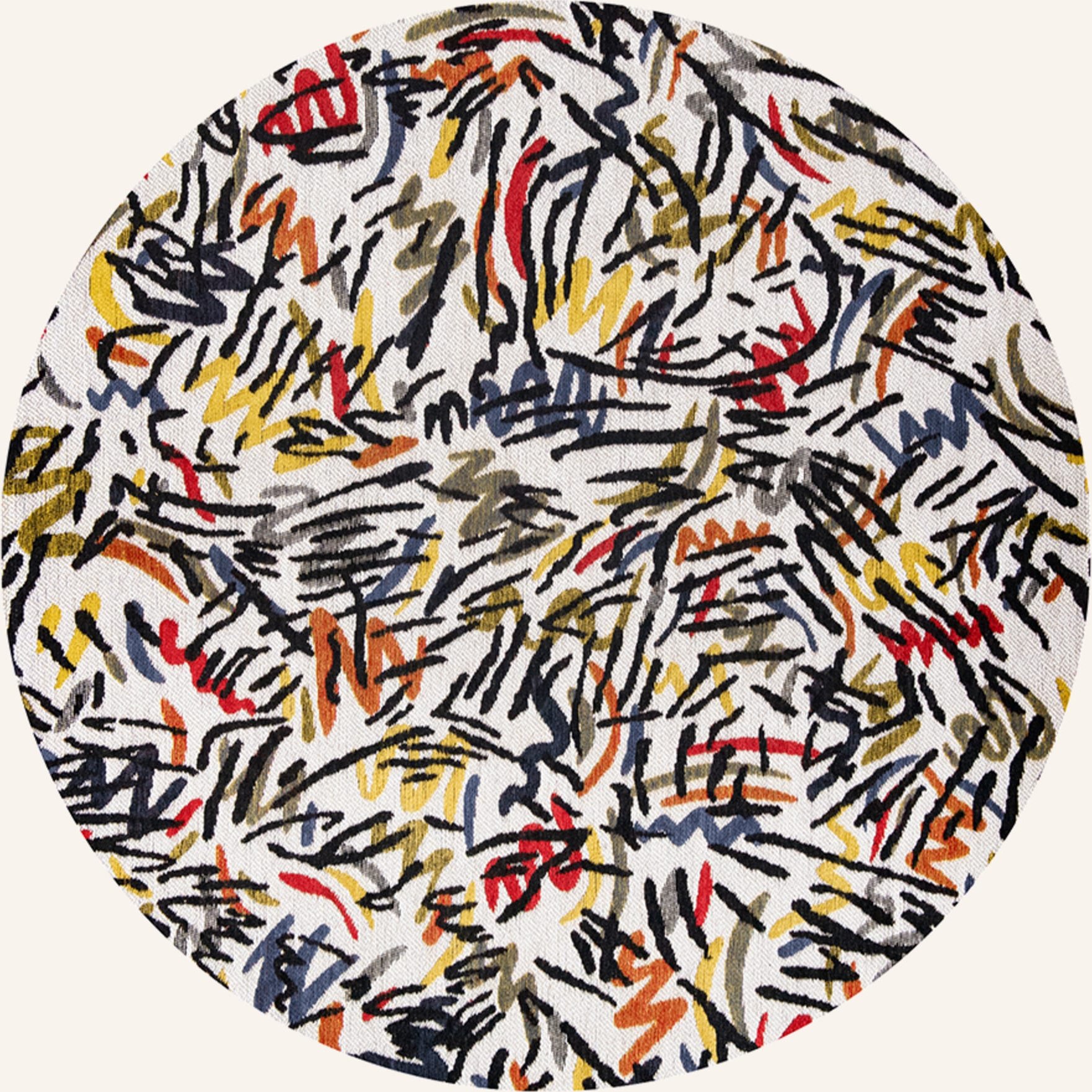 Louis De Poortere Teppich Gallery Graffito blau