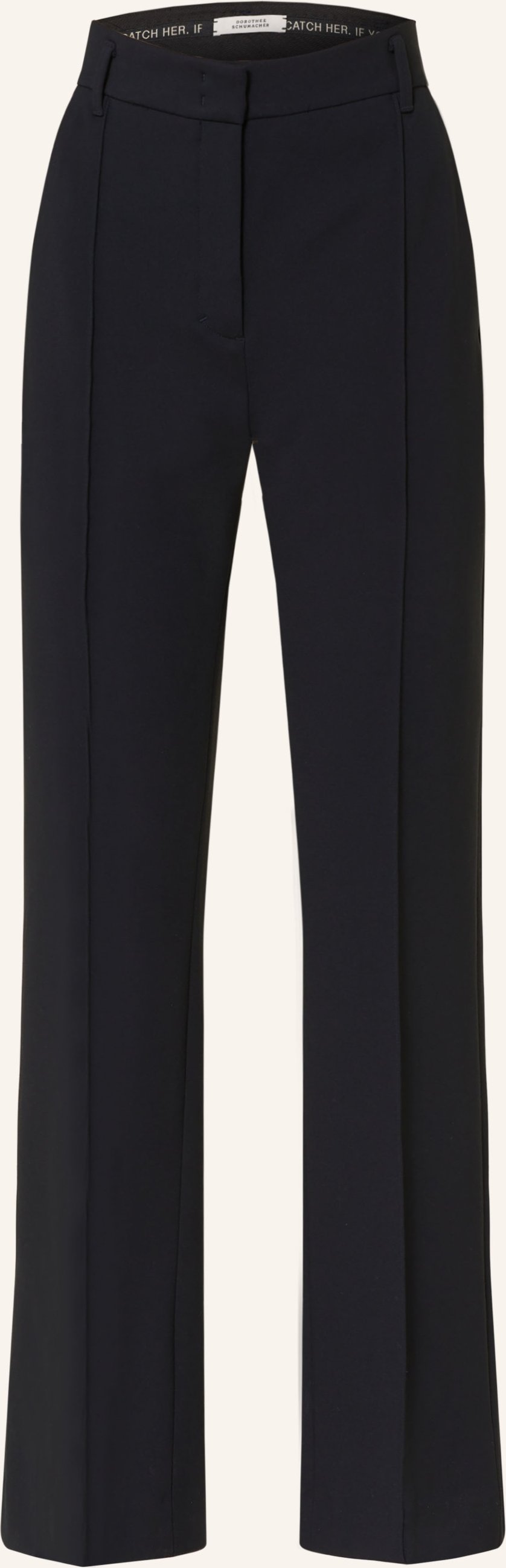 Dorothee Schumacher Marlenhose Emotional Essence Aus Jersey blau