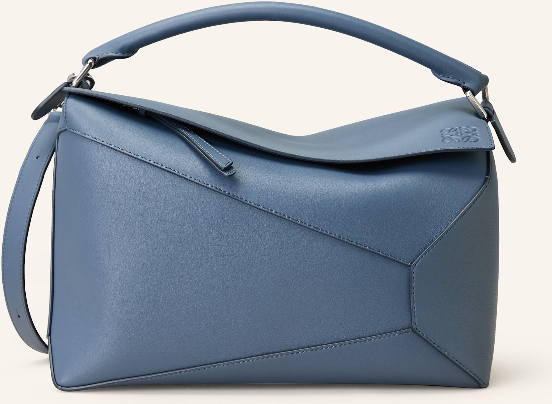 Thumbnail - Loewe Handtasche Puzzle Edge Large blau
