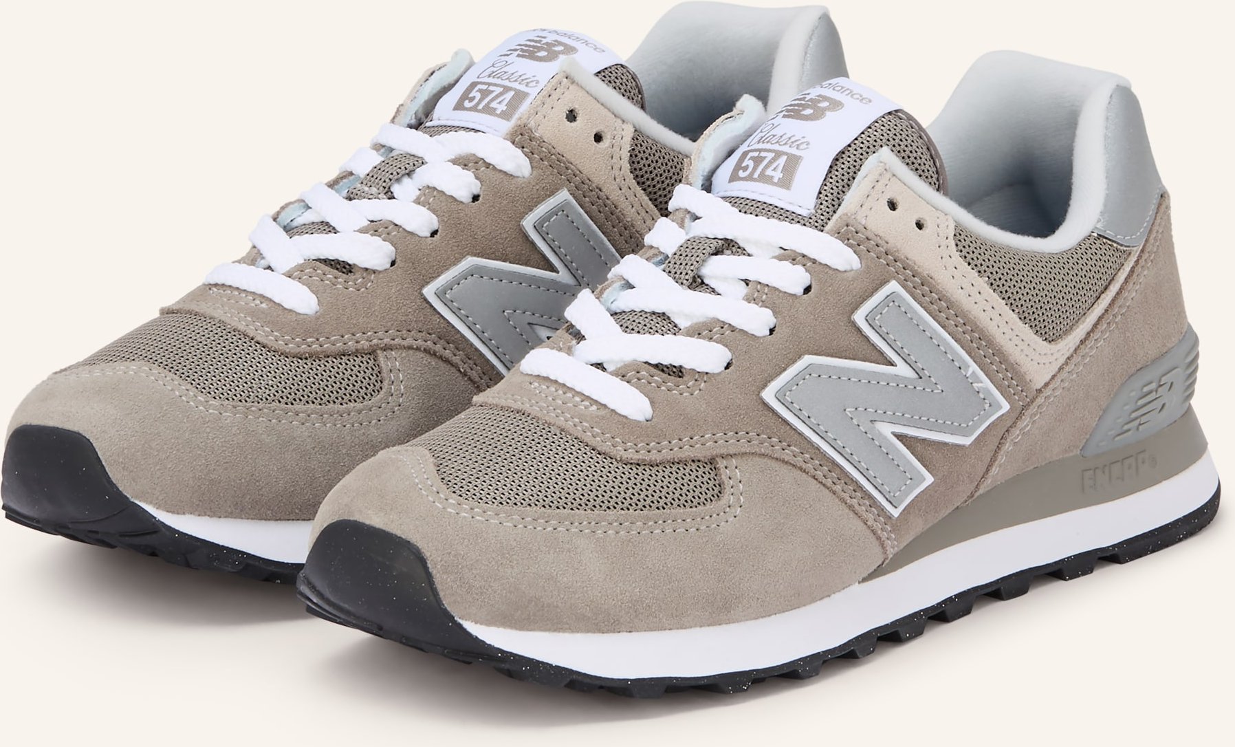 New Balance Sneaker 574 grau