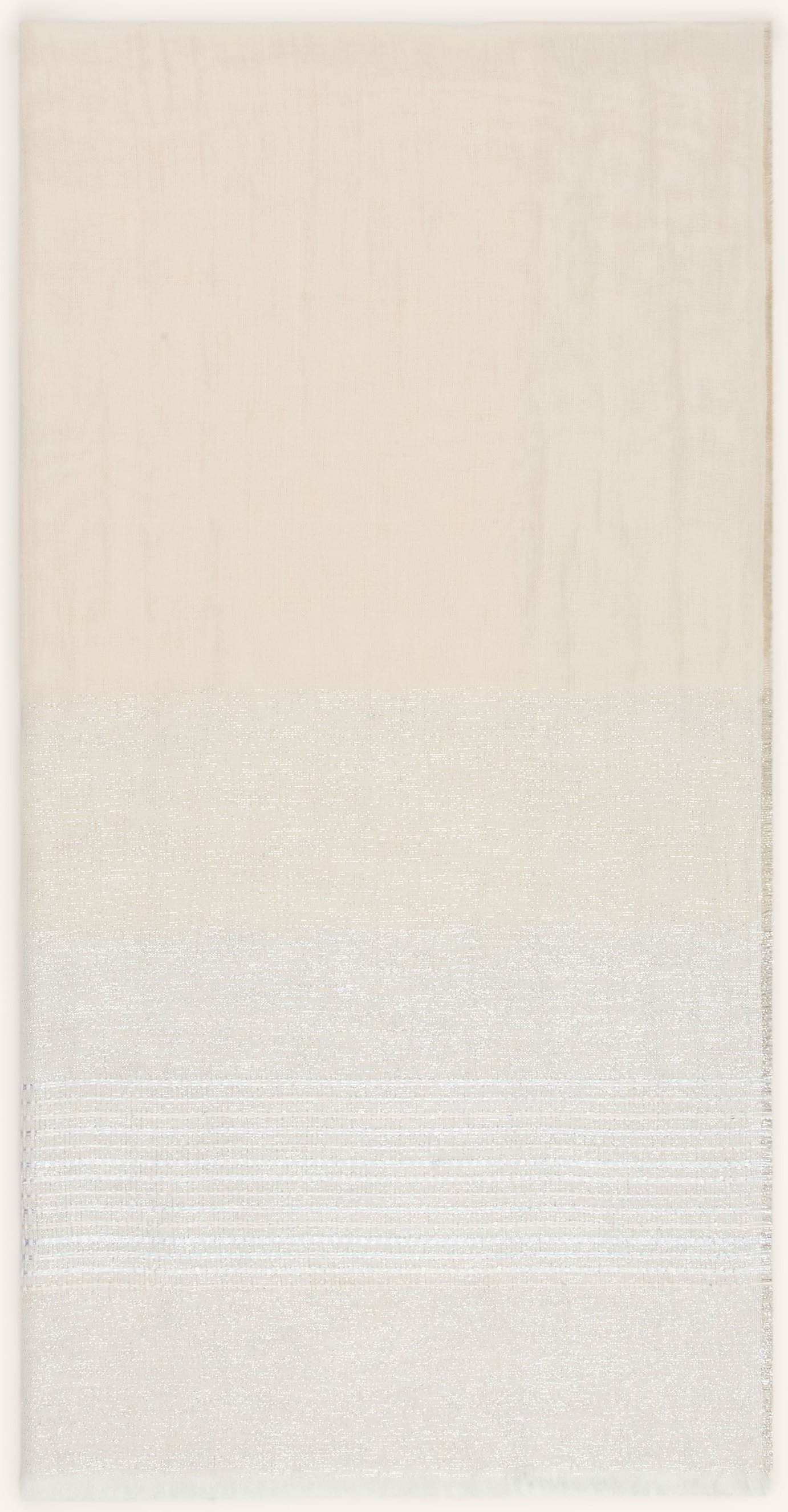 Peserico Schal Mit Glitzergarn beige