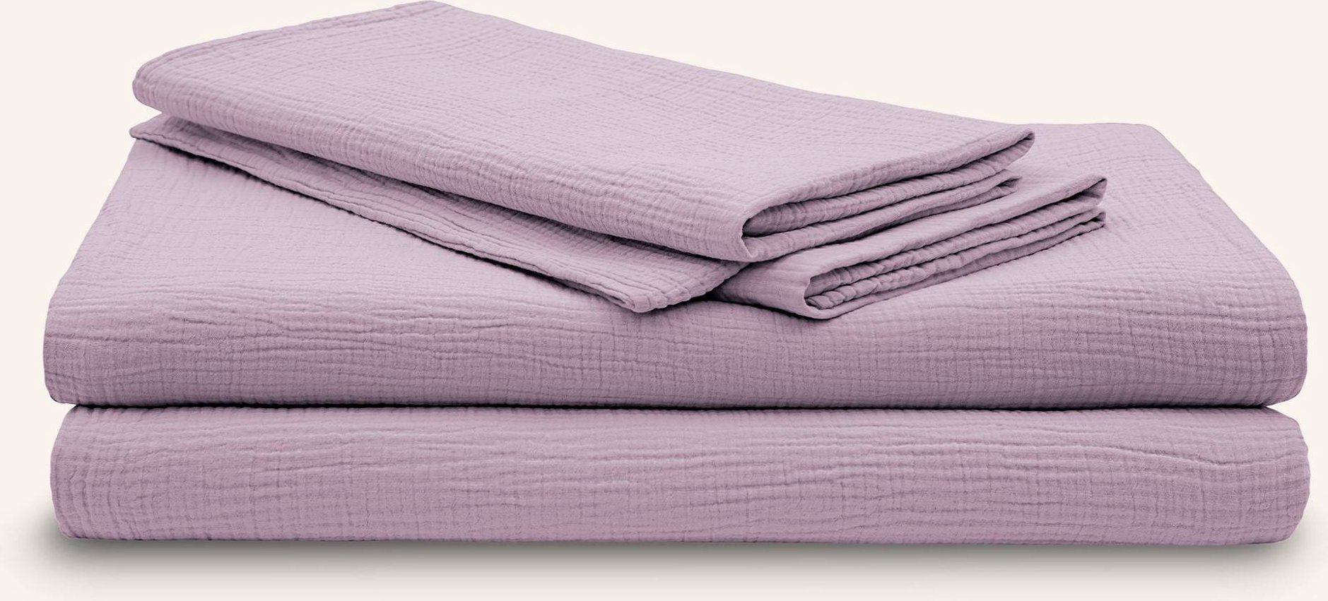 Royfort Bettwäsche-Set Musselin lila