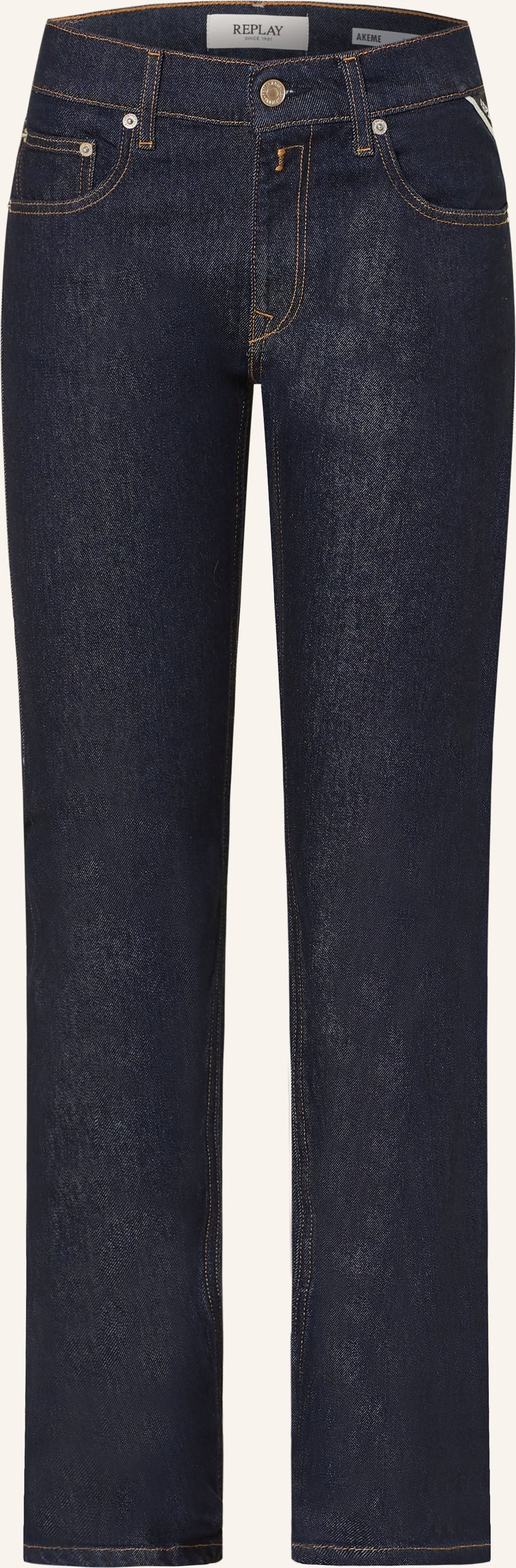 Replay Straight Jeans Akeme blau