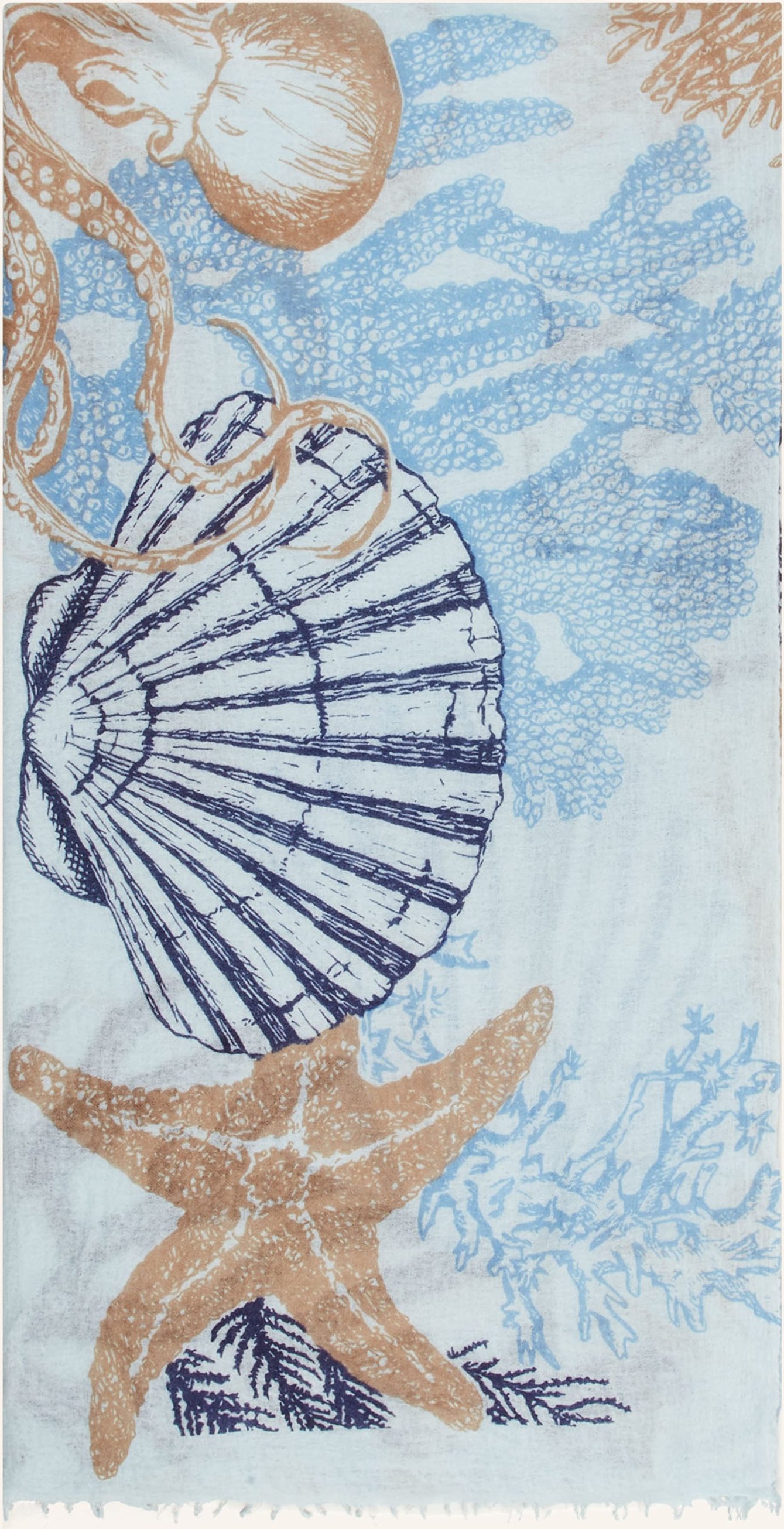 Mouleta Cashmere-Schal blau