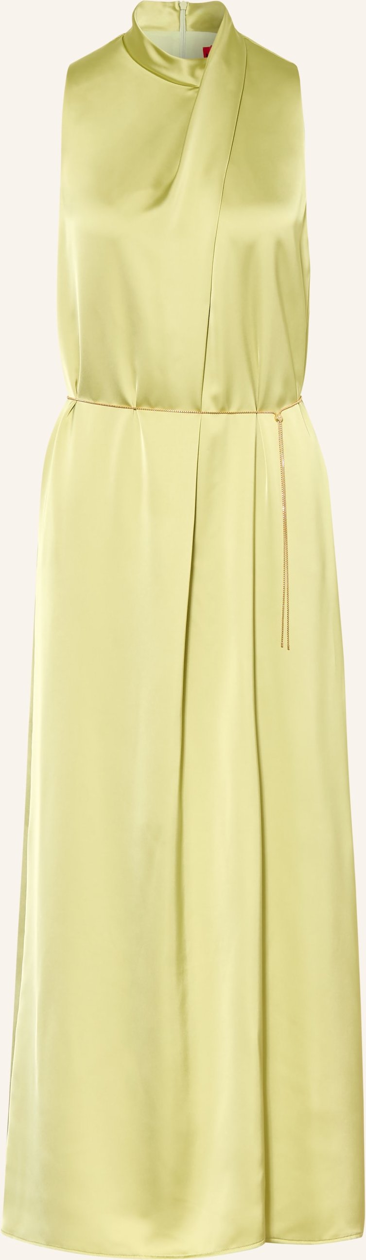 Hugo Satinkleid Kewina gruen