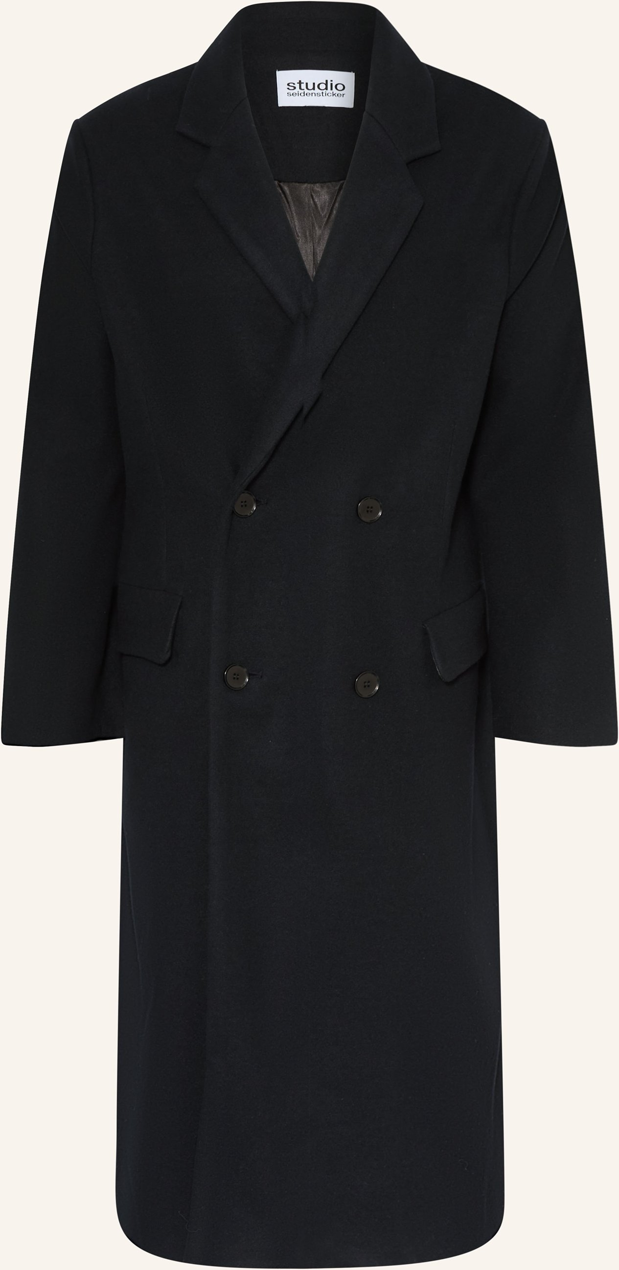 Studio Seidensticker Mantel Studio schwarz