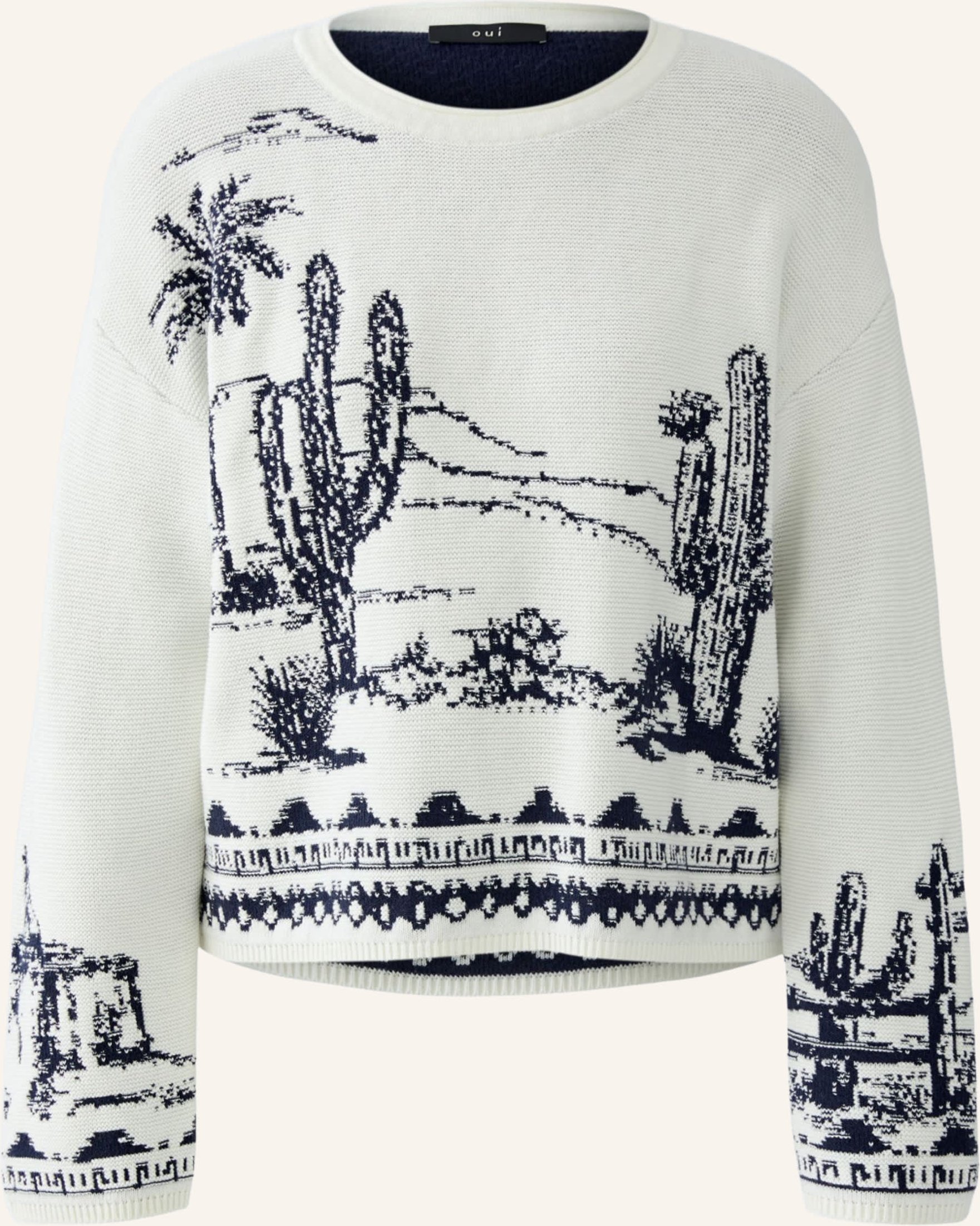 Oui Pullover weiss