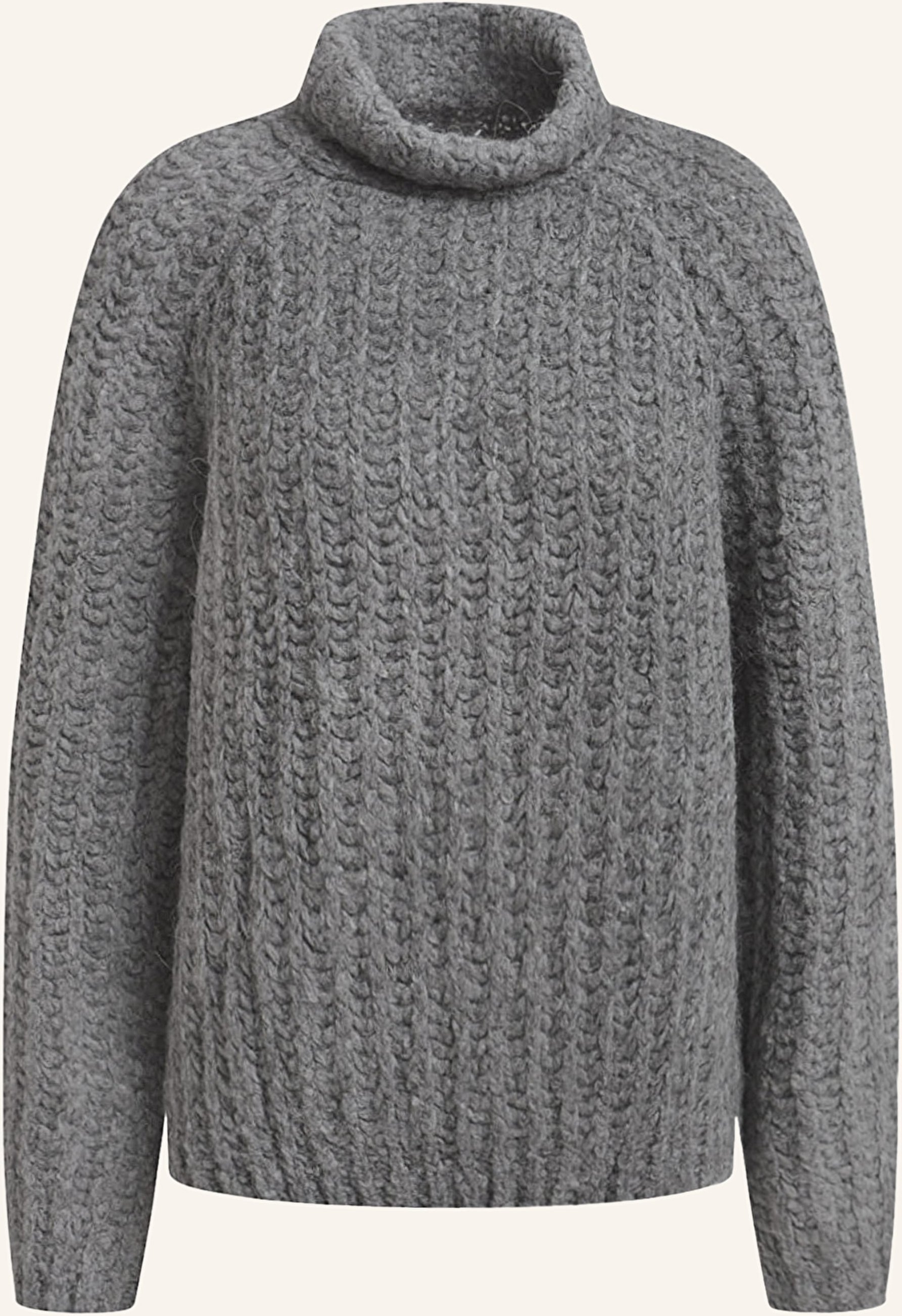 Smith & Soul Rollkragenpullover Mit Alpaka grau