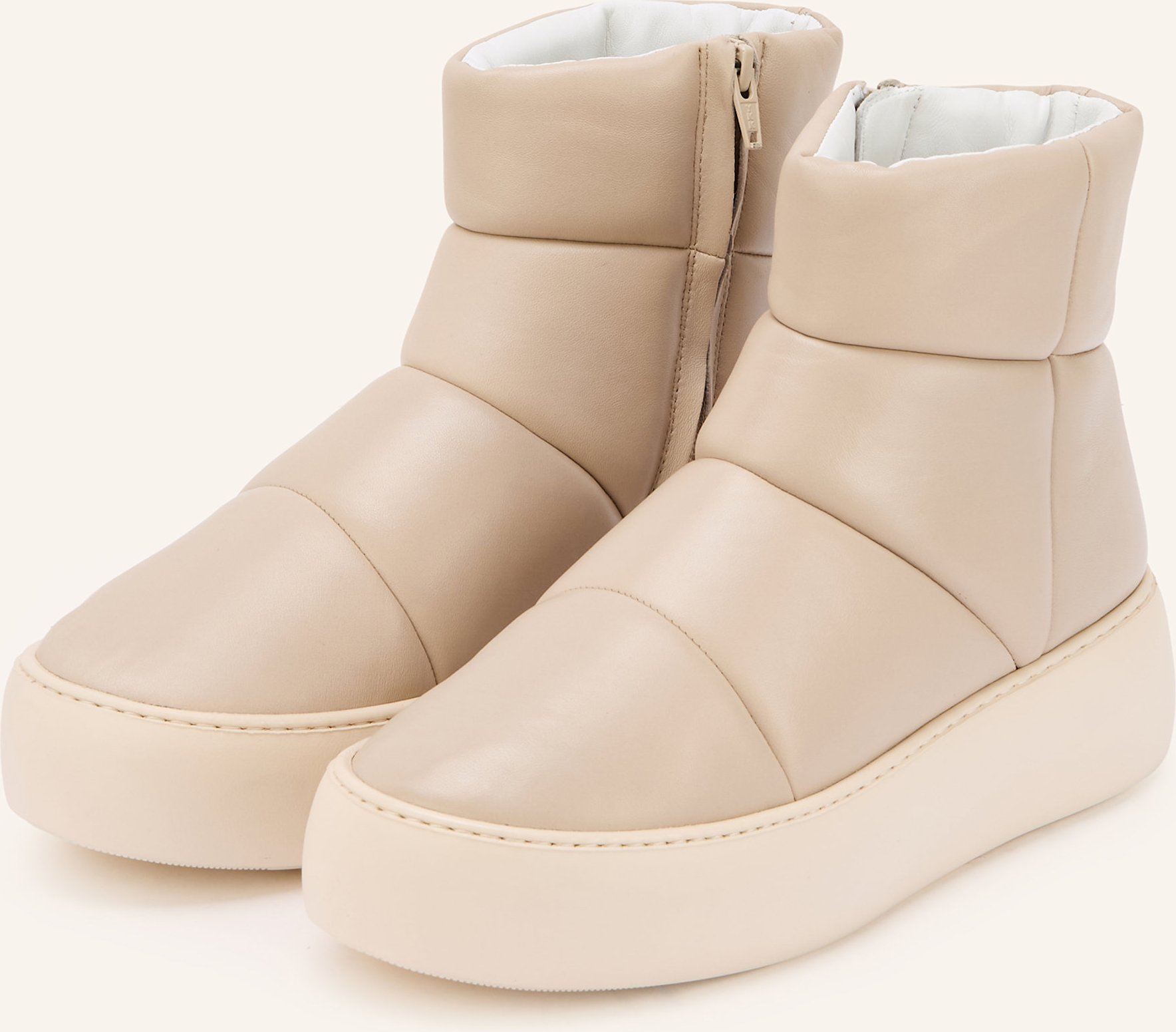 Högl Plateau-Boots beige