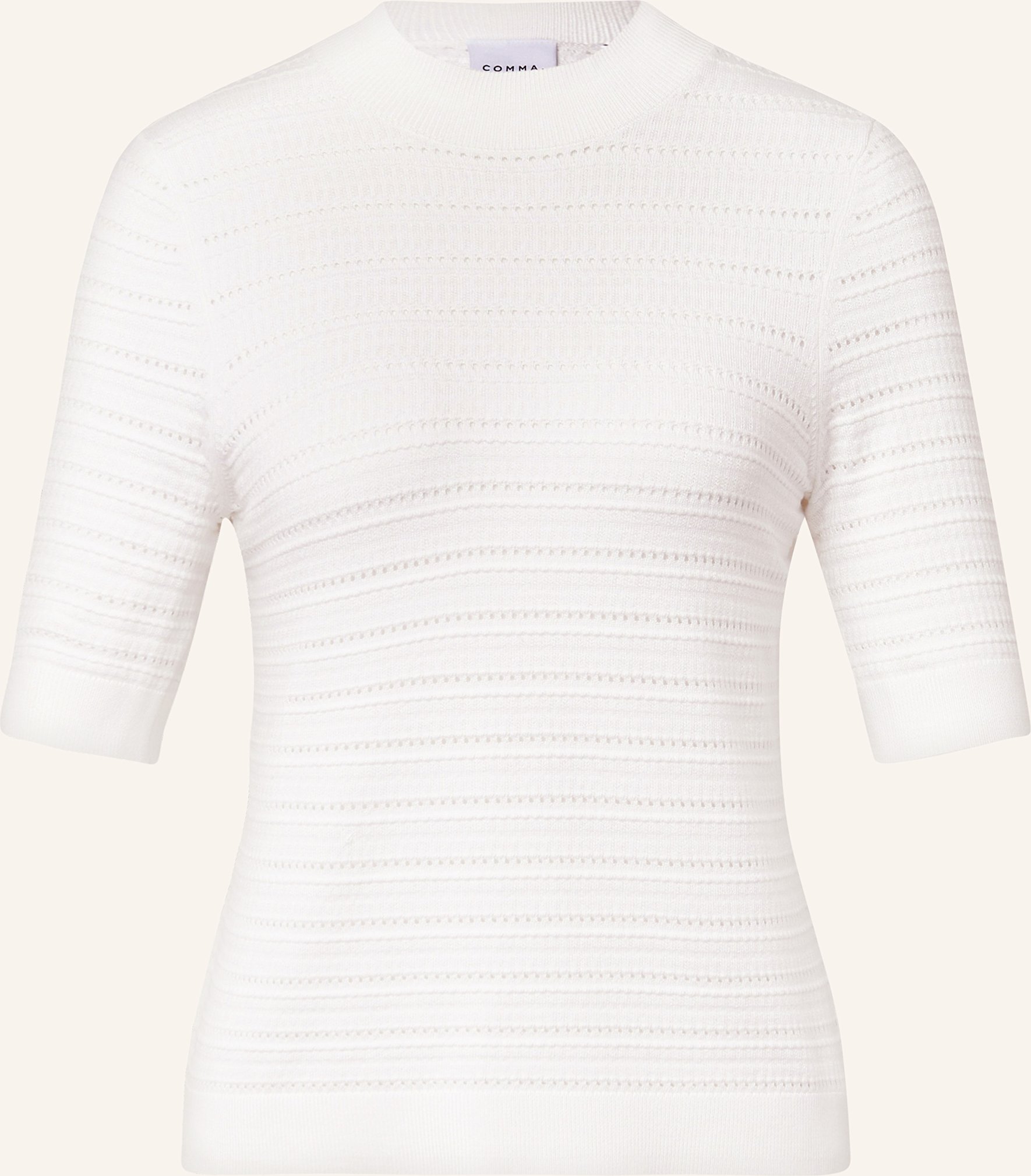 Comma Strickshirt weiss